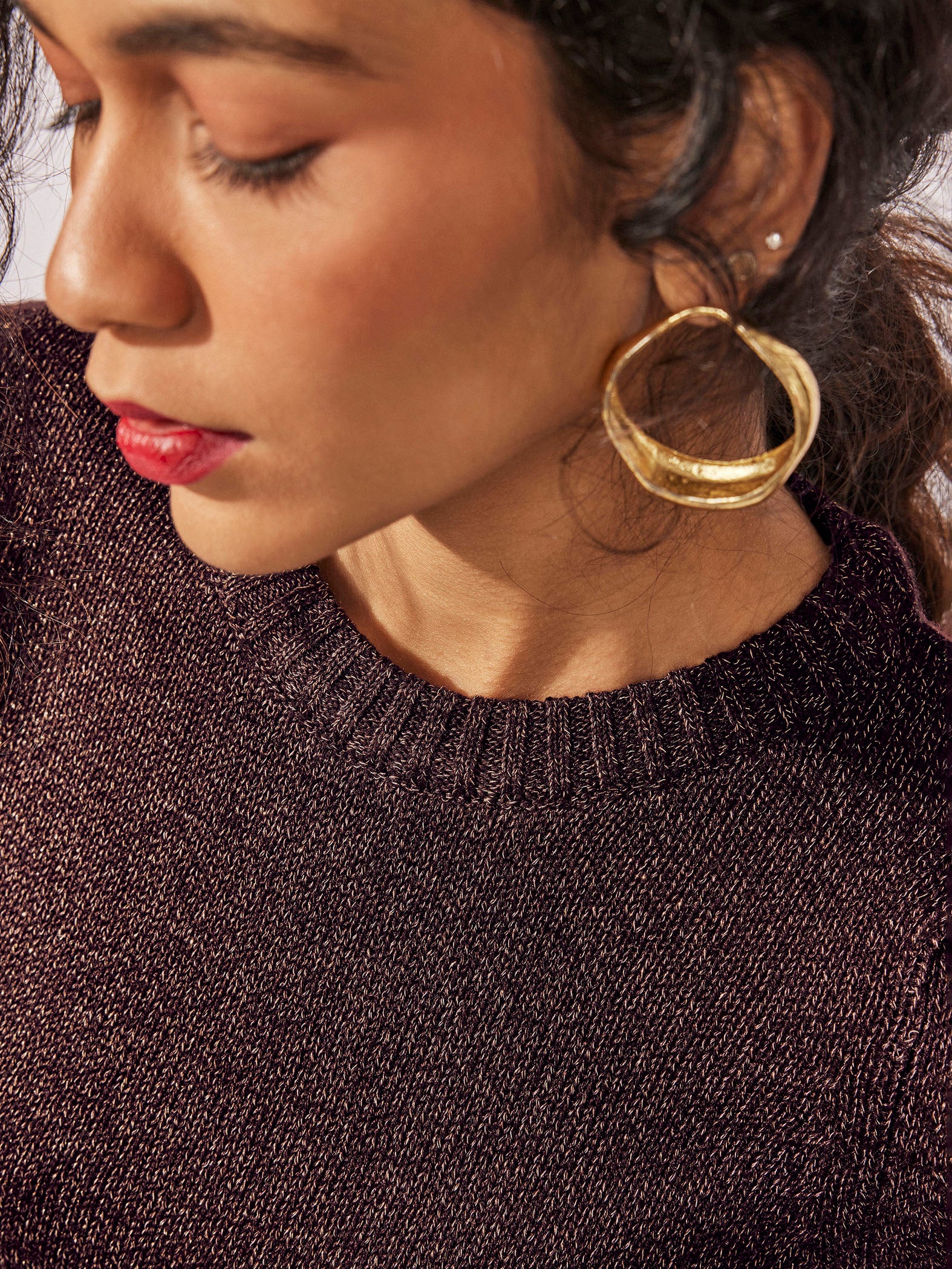 Coffee Turtle Neck Jumper
