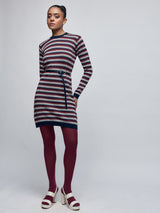 Multicoloured Jacquard Knit Dress