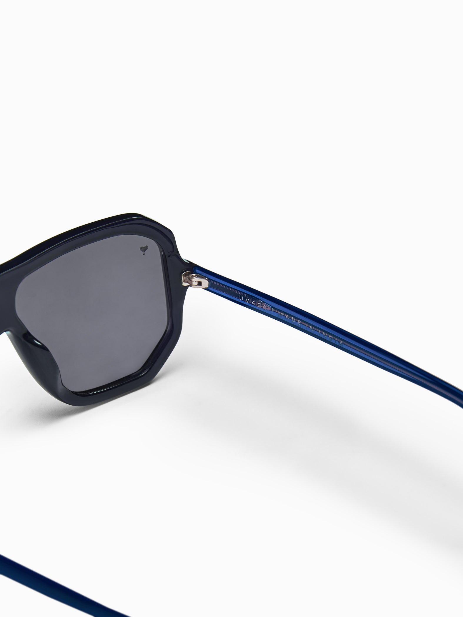 Black Oversized Rectangular Sunglasses