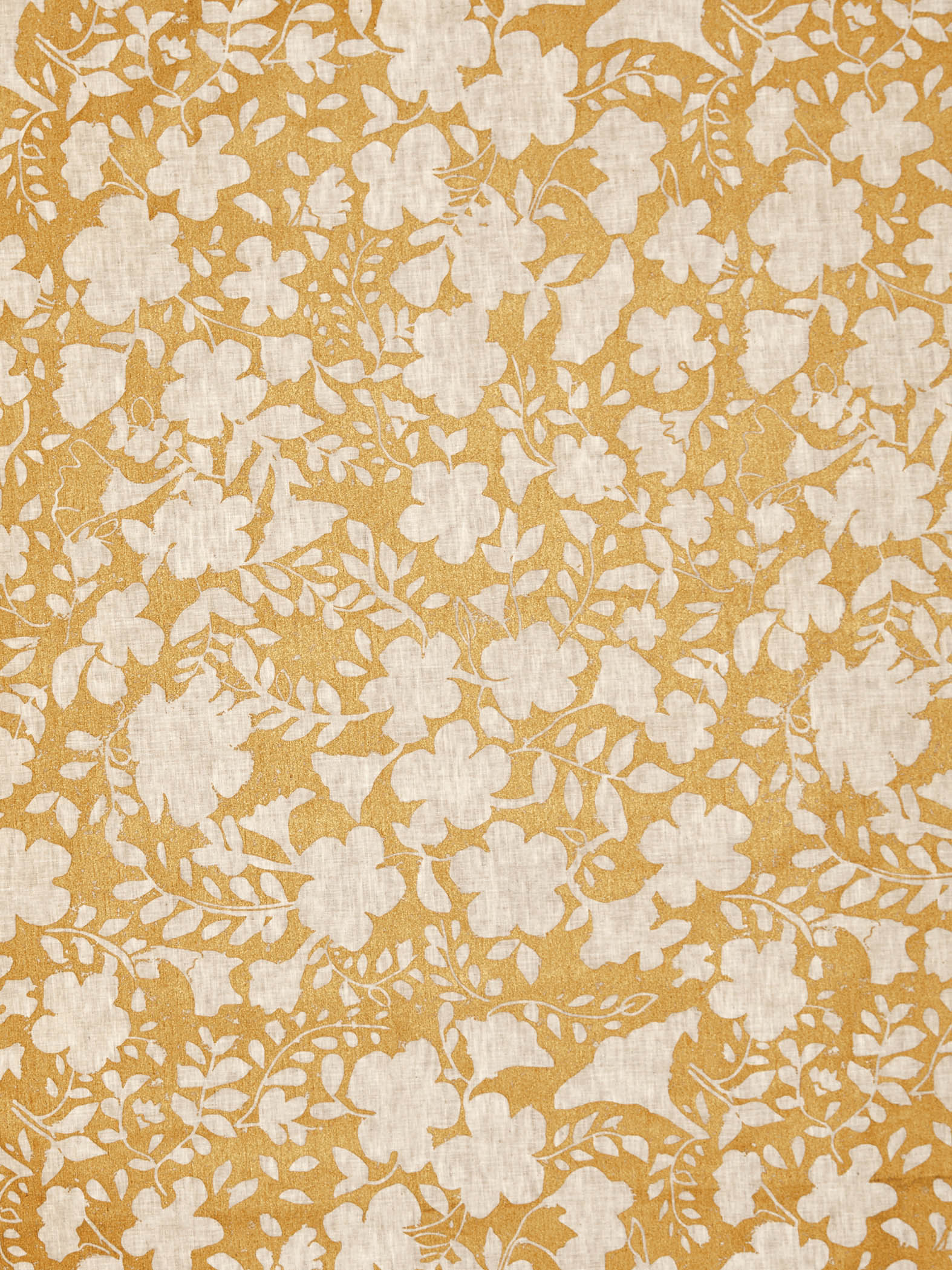 Grey & Gold Table Cloth Large