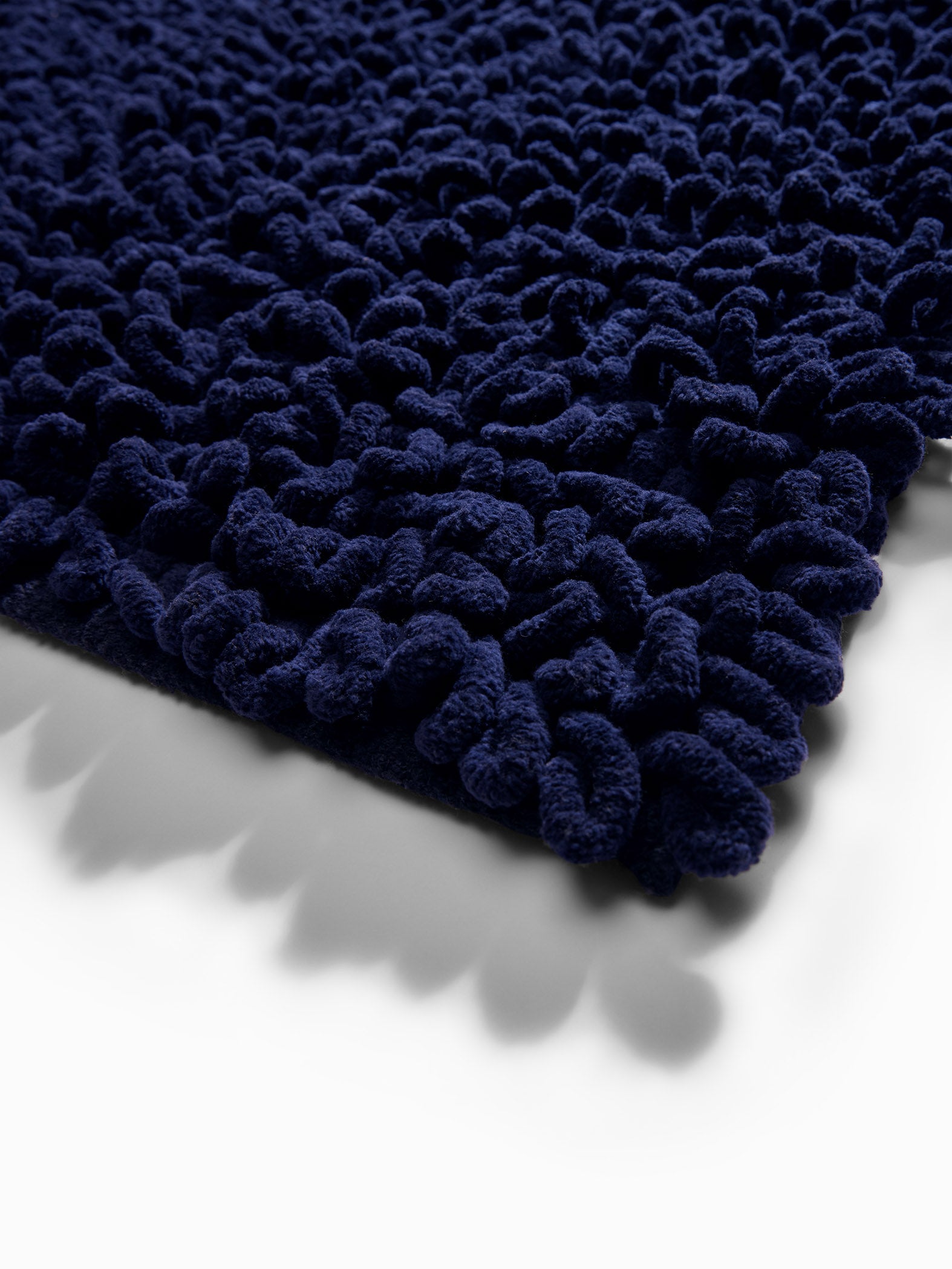 Navy Loop Bath Mat