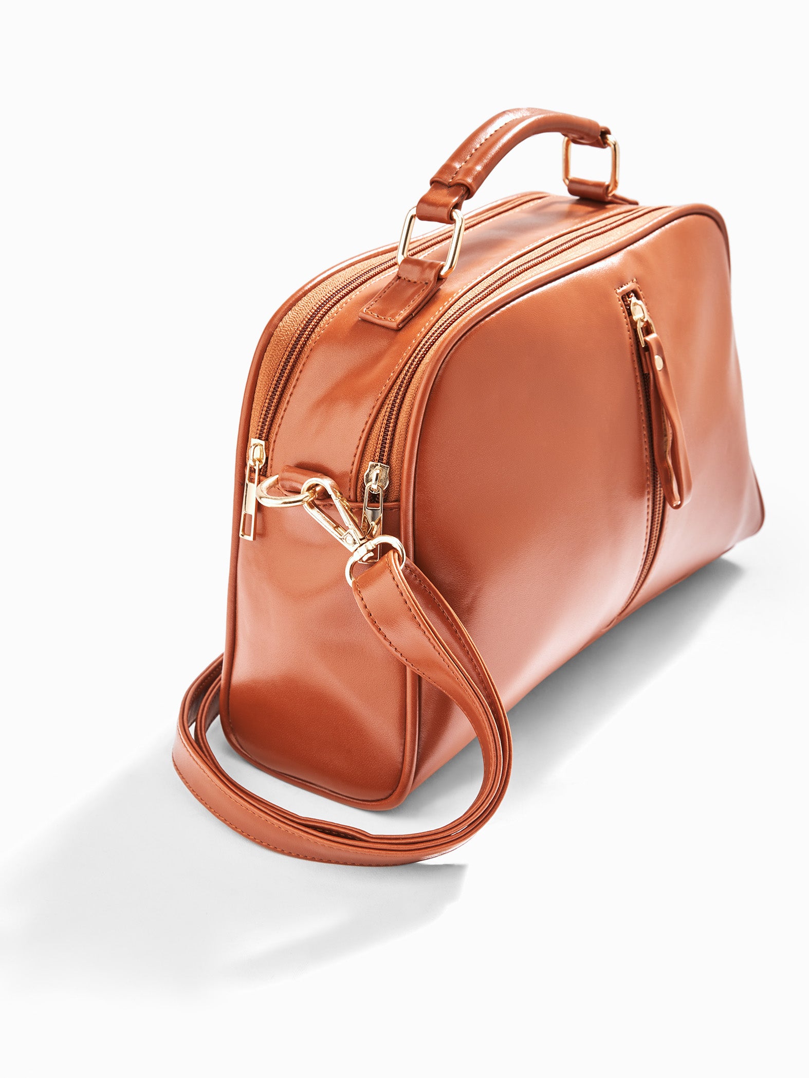Tan Top Handle Sling