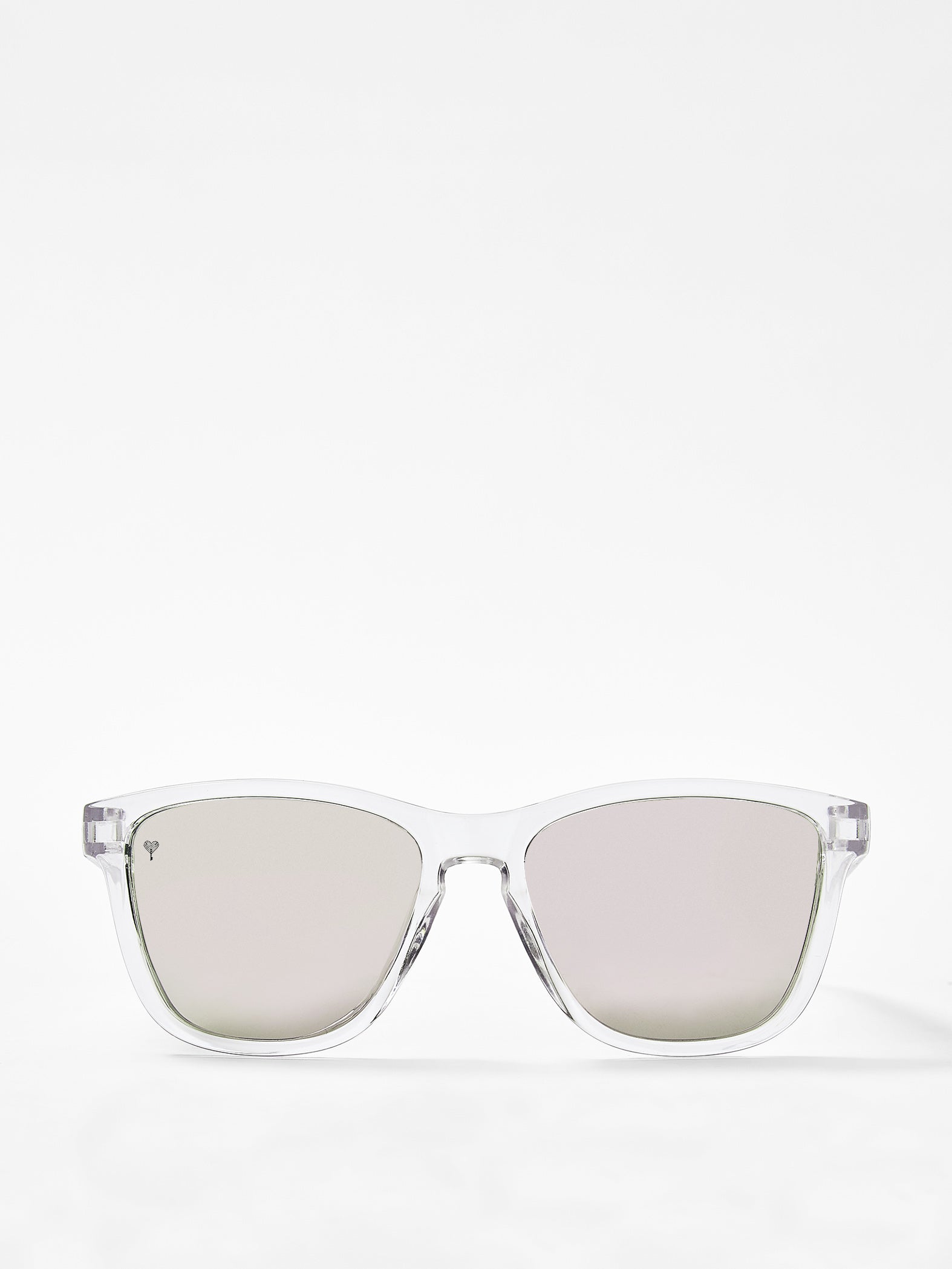 Clear Green Mirror Aviators