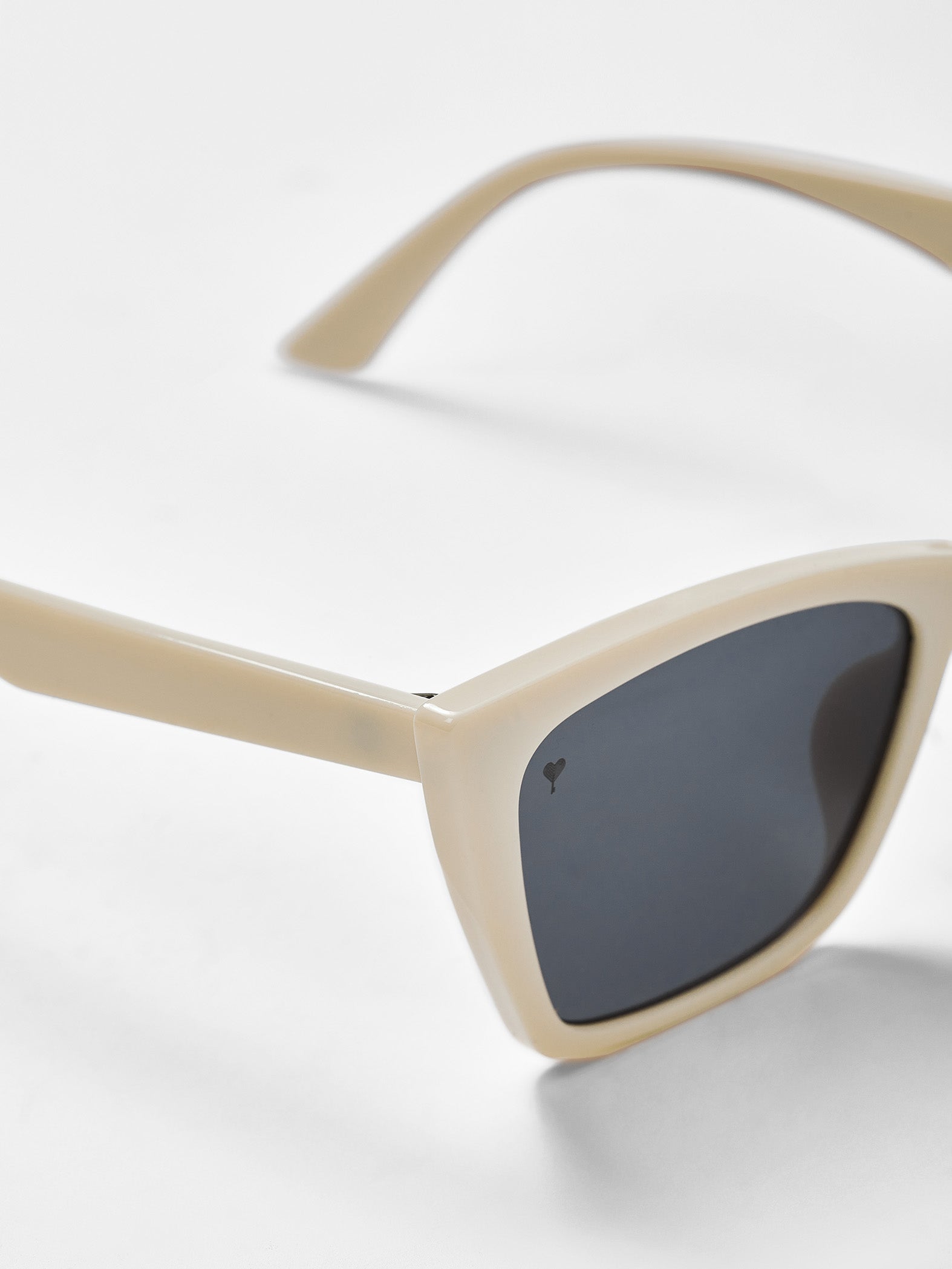 White Cat Eye Sunglasses