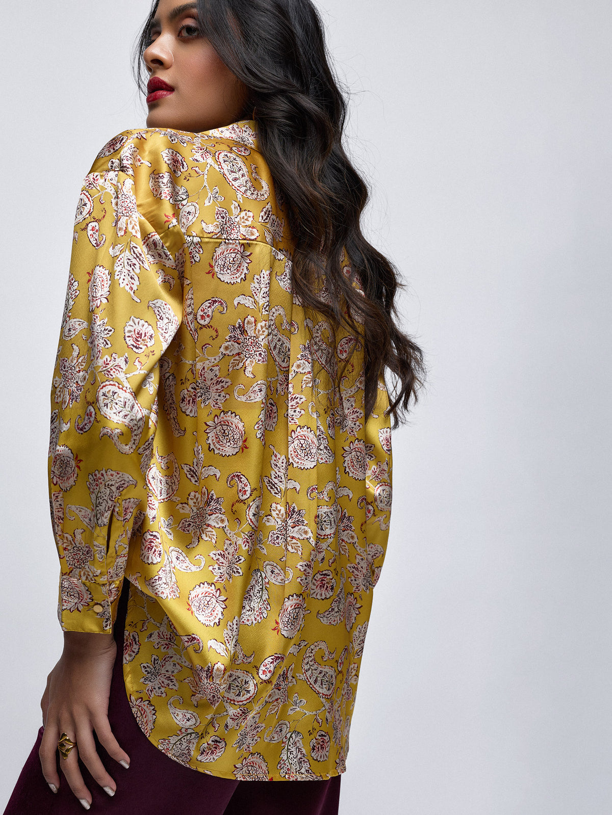 Amber Paisley Oversized Shirt