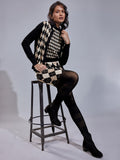 Argyle Round Neck Cardigan