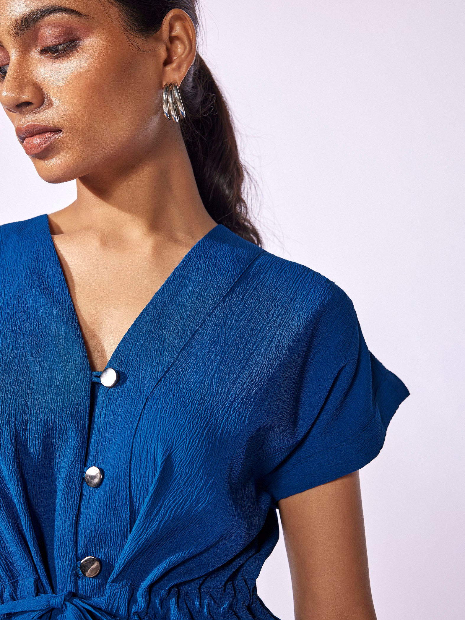 Cobalt Extended Shoulder Top