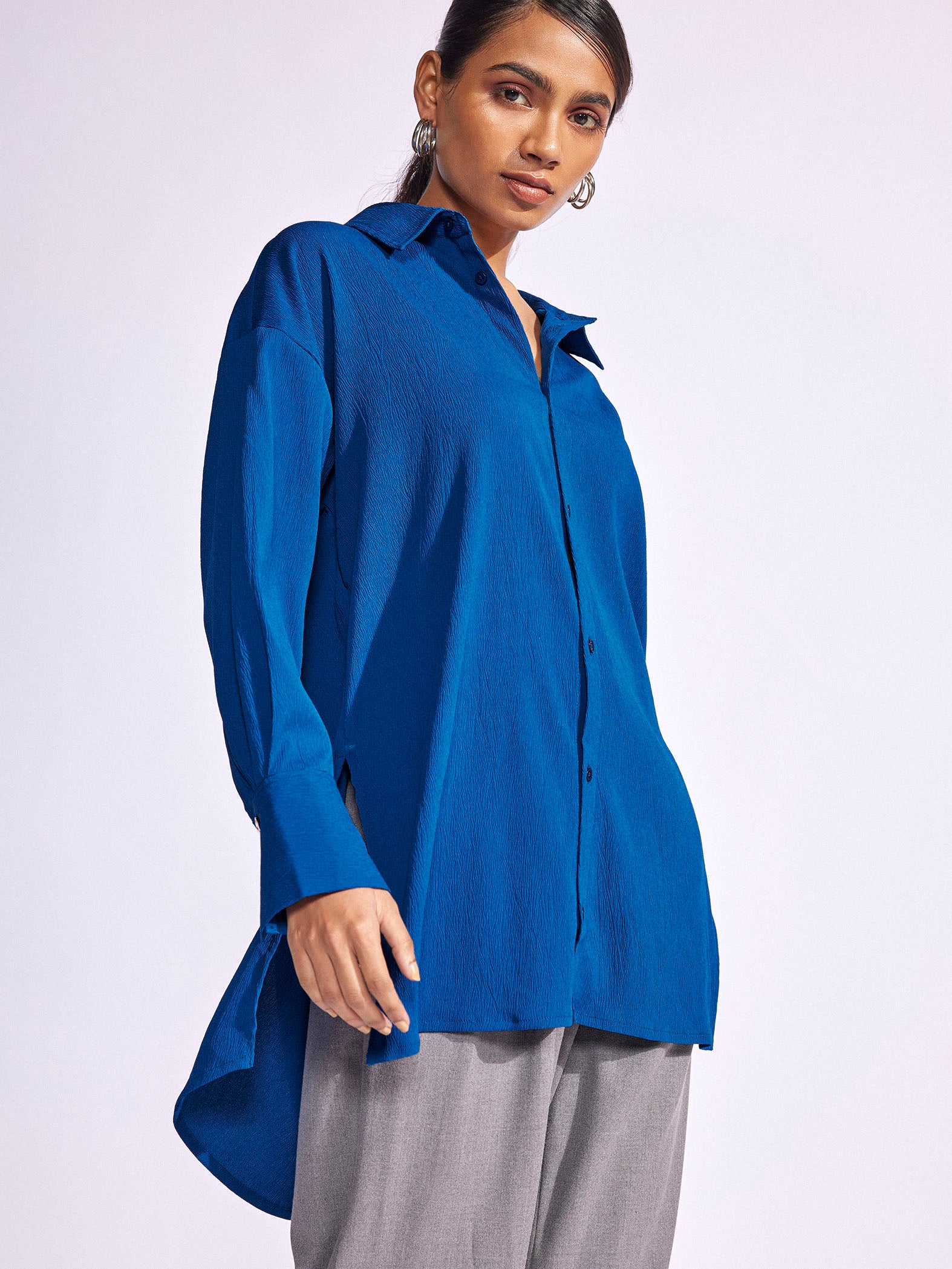 Cobalt Oversized Shirt