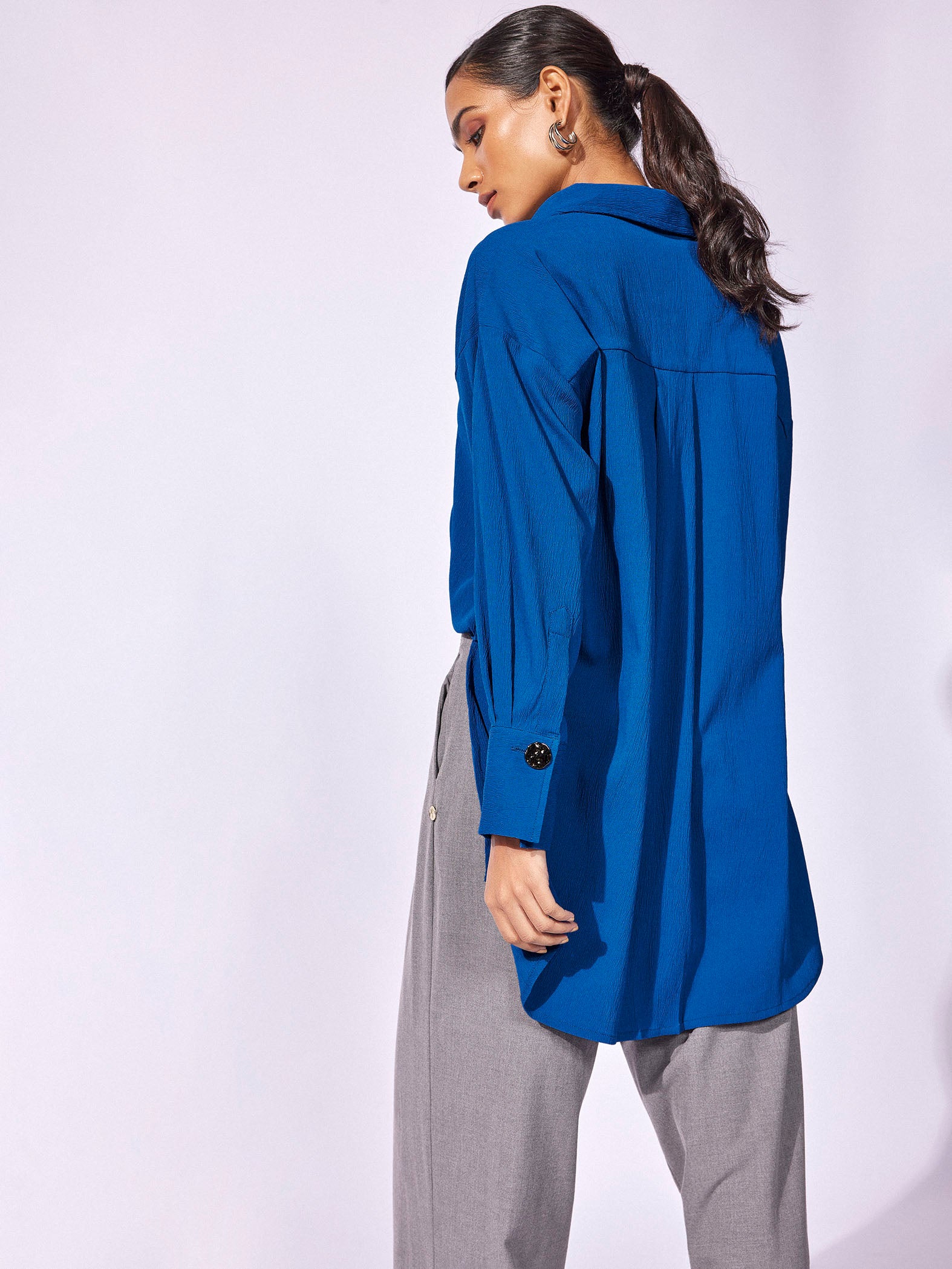 Cobalt Oversized Shirt