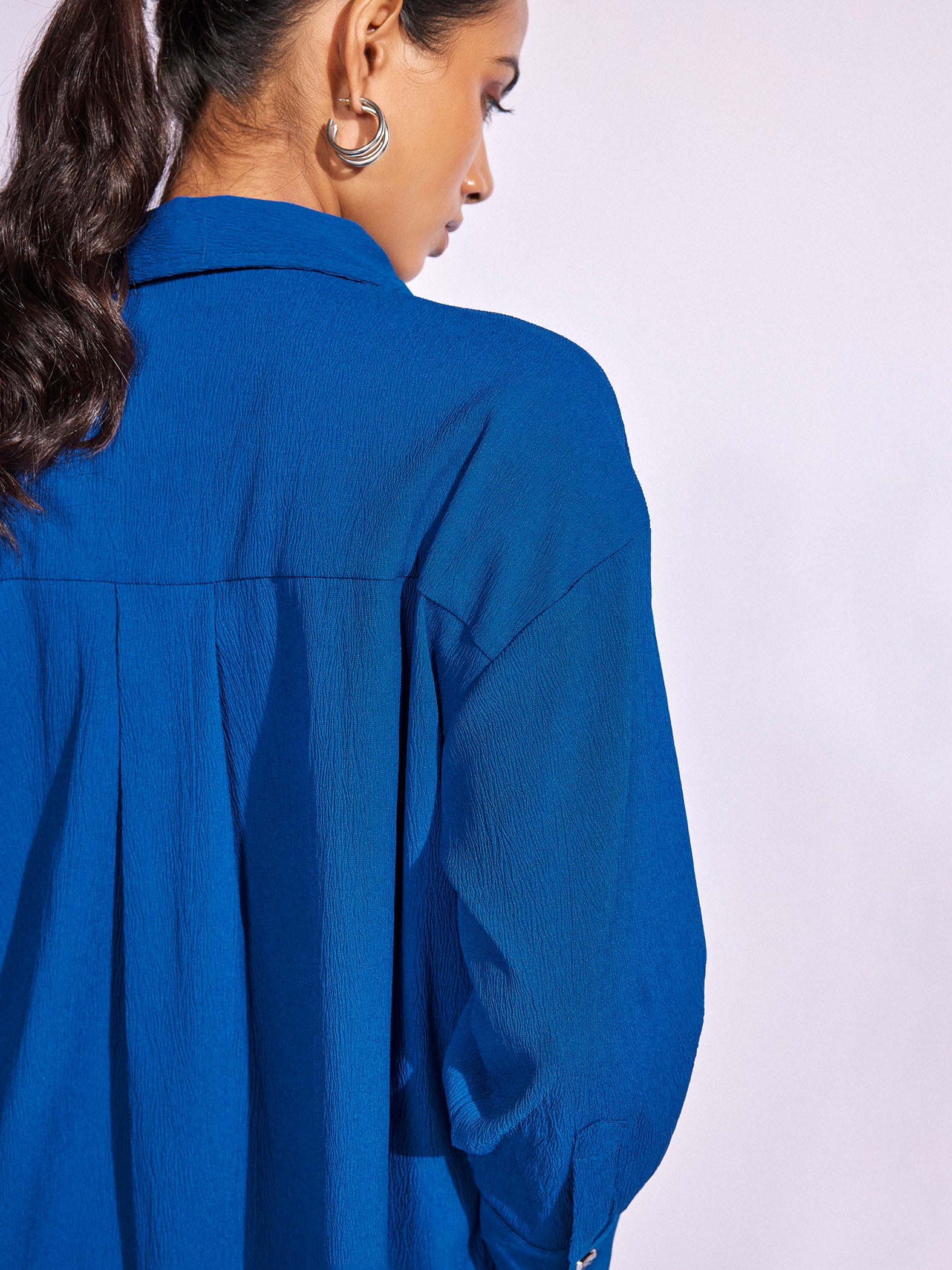 Cobalt Oversized Shirt