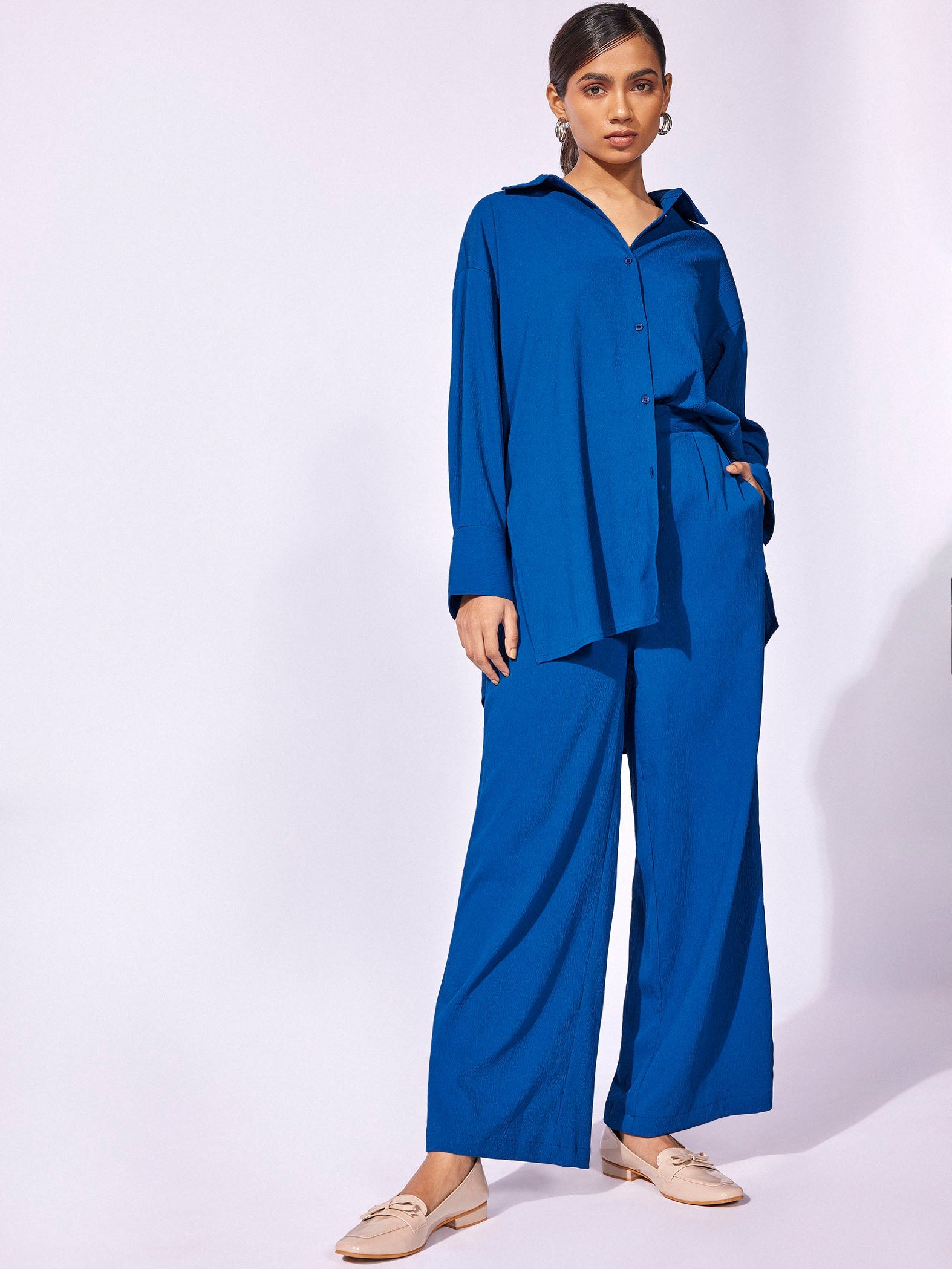 Cobalt Oversized Shirt