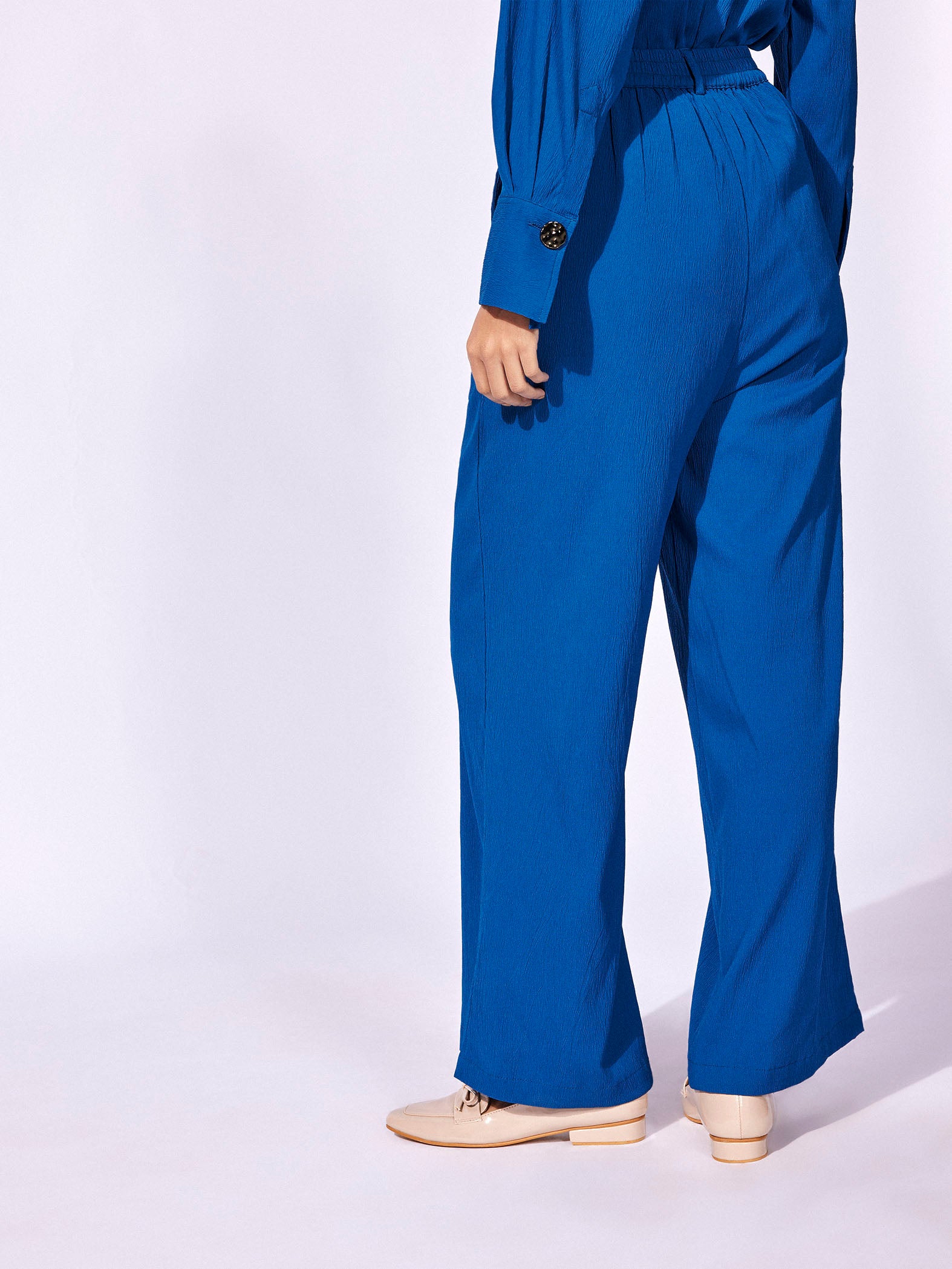 Cobalt Wide Leg Pants