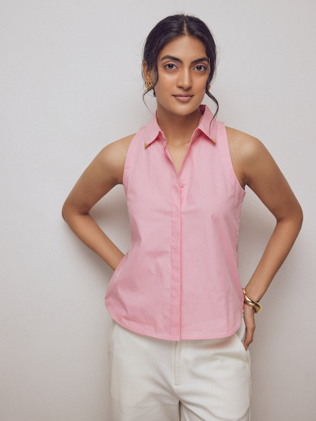 Cotton Candy Pink Incut Shirt