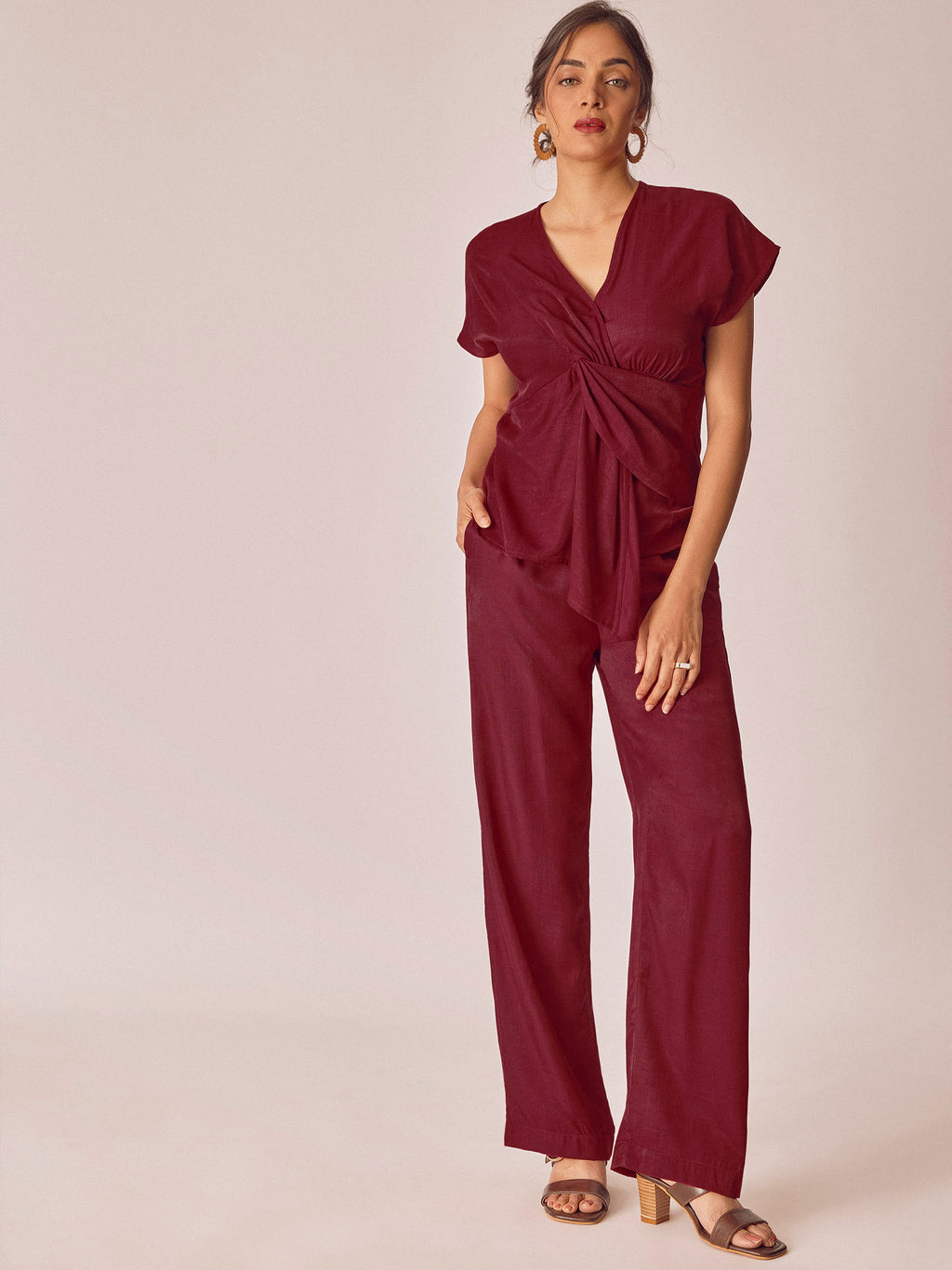 Cranberry Straight Fit Pants