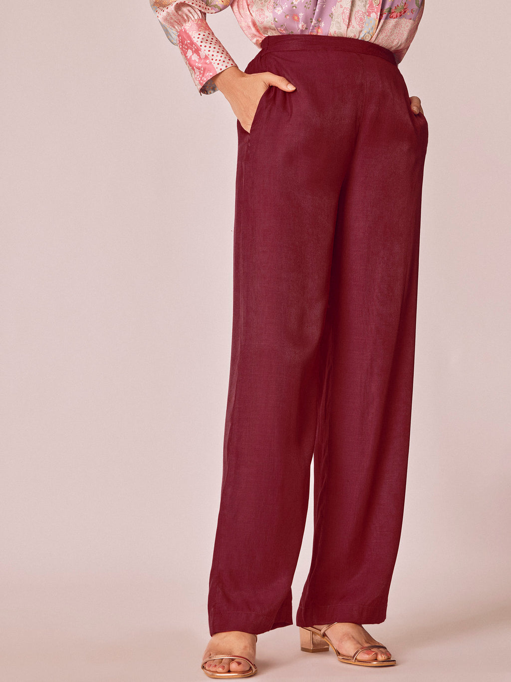 Cranberry Straight Fit Pants