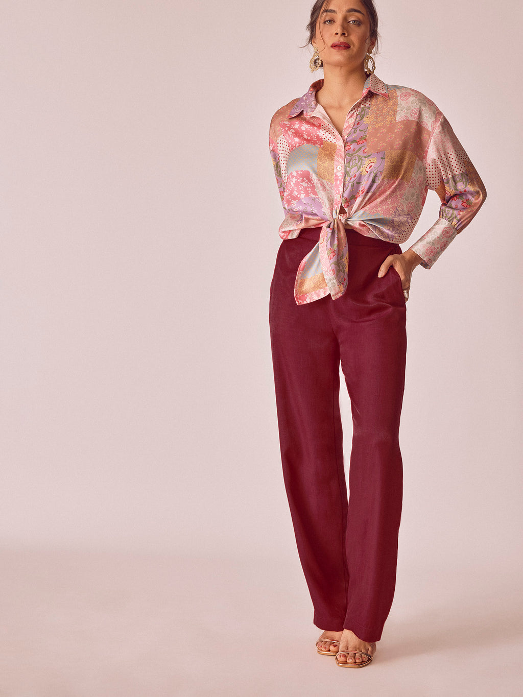 Cranberry Straight Fit Pants
