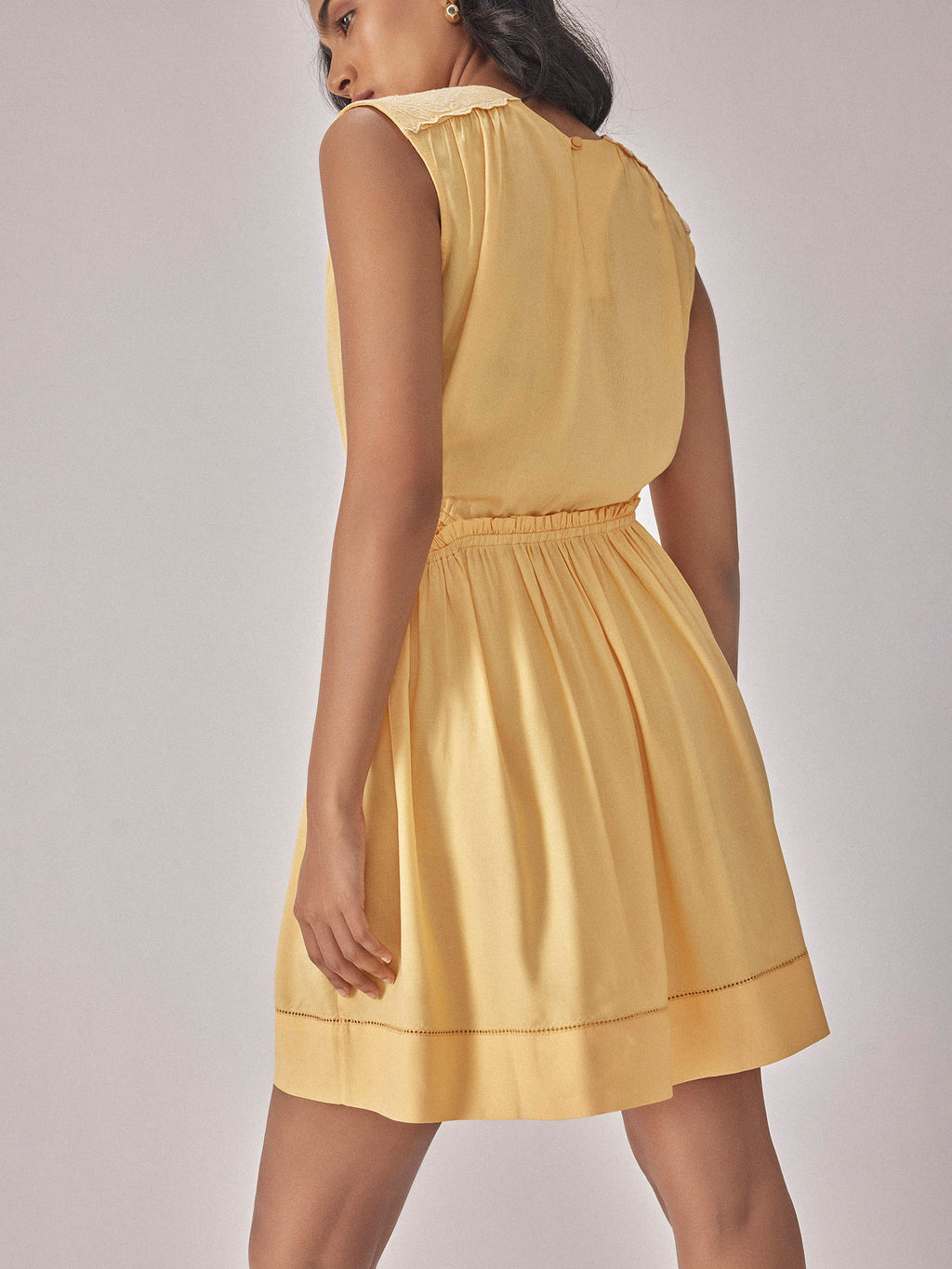 Dandelion Ruffled Waist Dress
