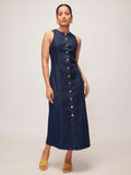 Denim Button Down Dress