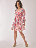 Floral Chiffon Tiered Dress