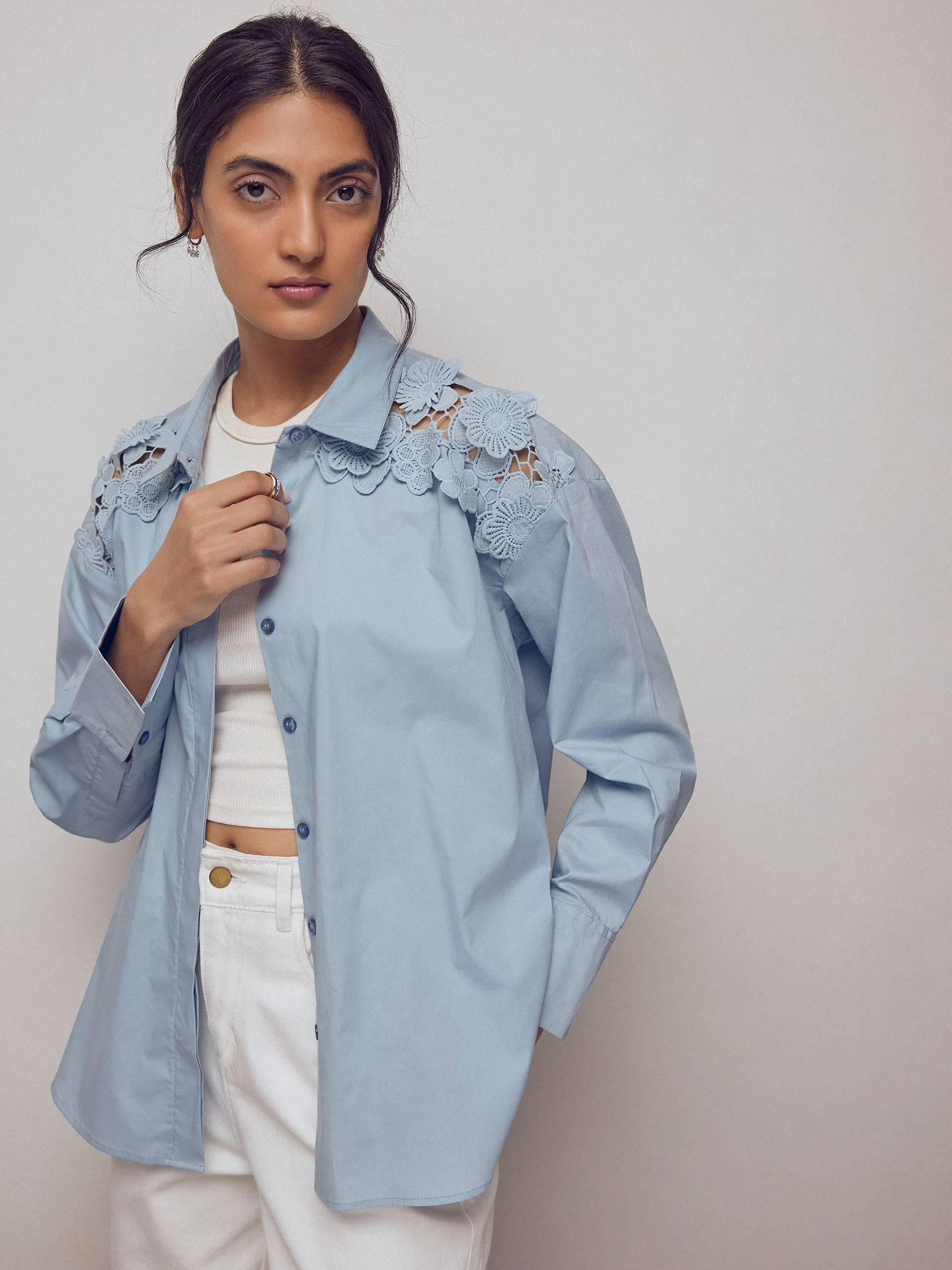 Ice Lace Insert Shirt