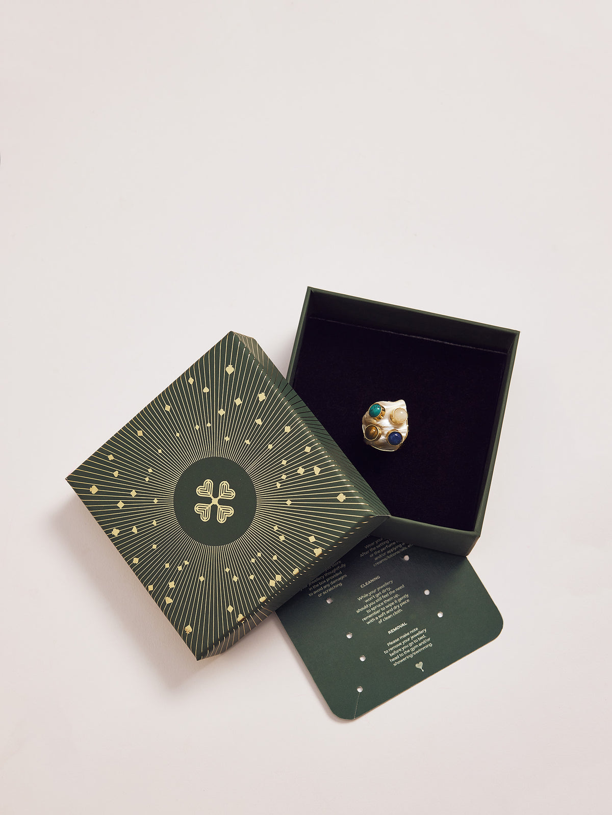 Multi Stone Studded Ring