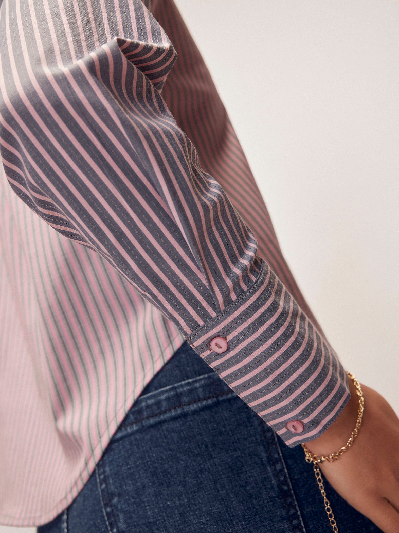Multistriped Colourblock Shirt