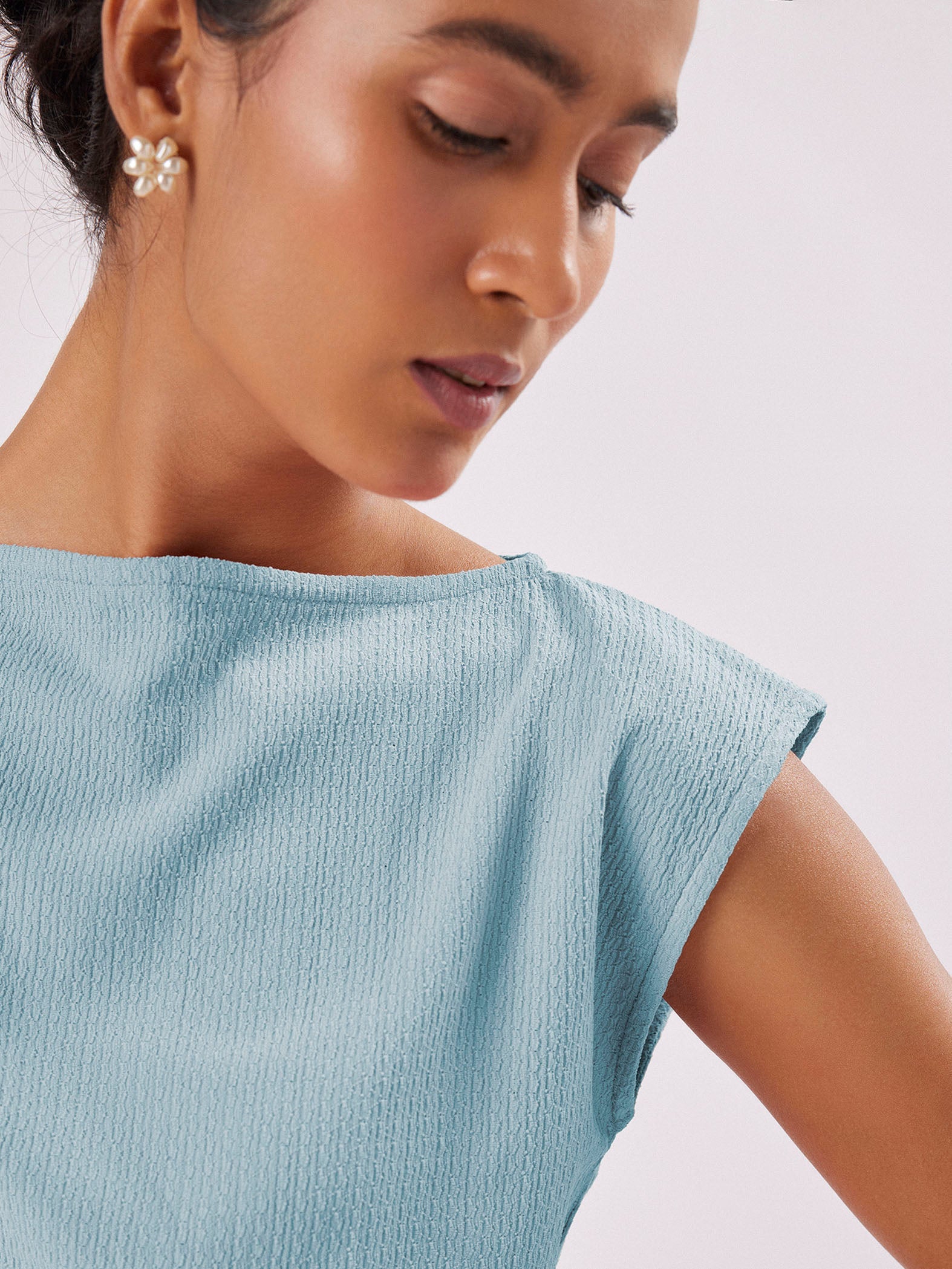 Sky Boat Neck top