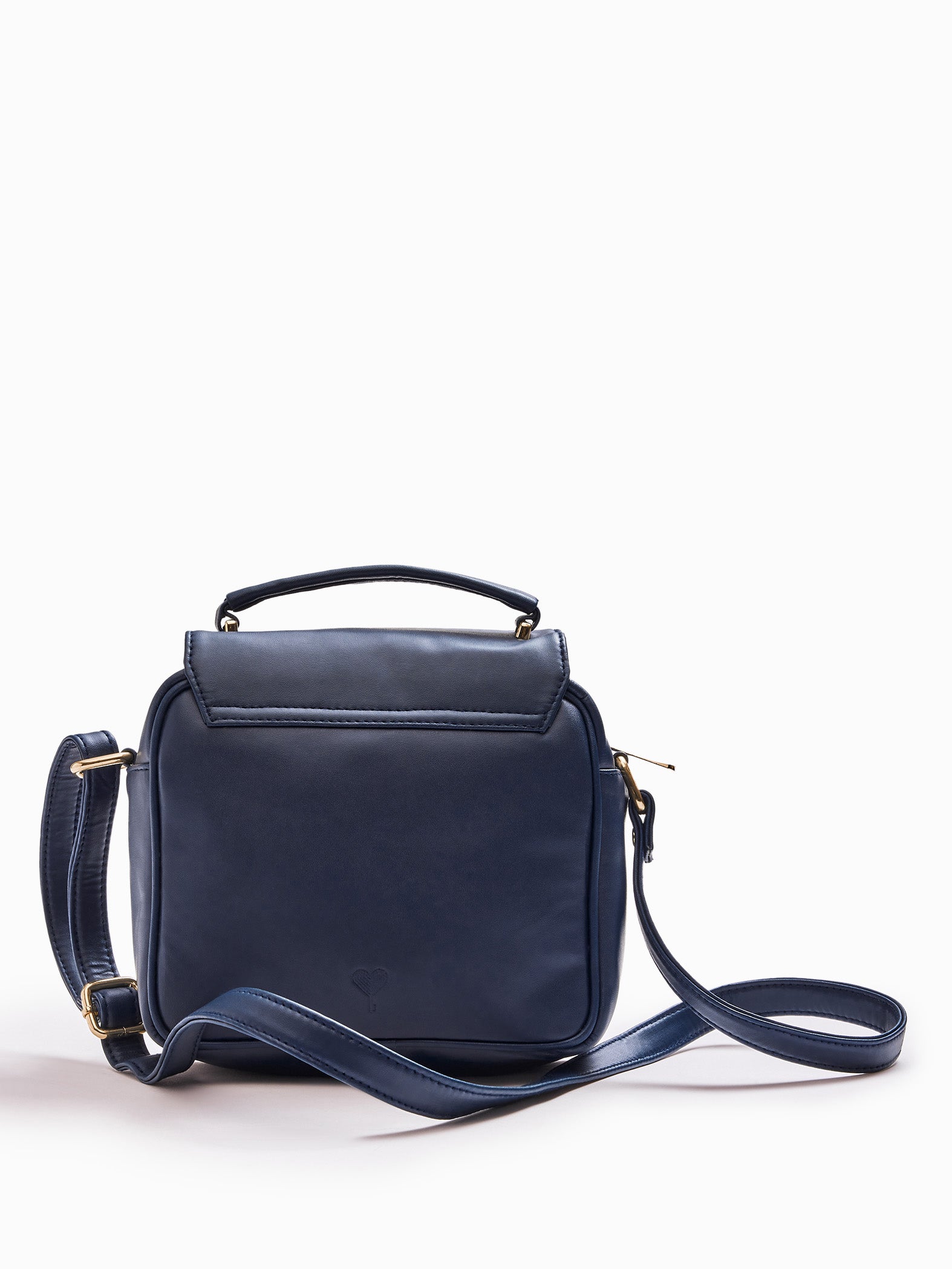 Navy Square Sling Bag