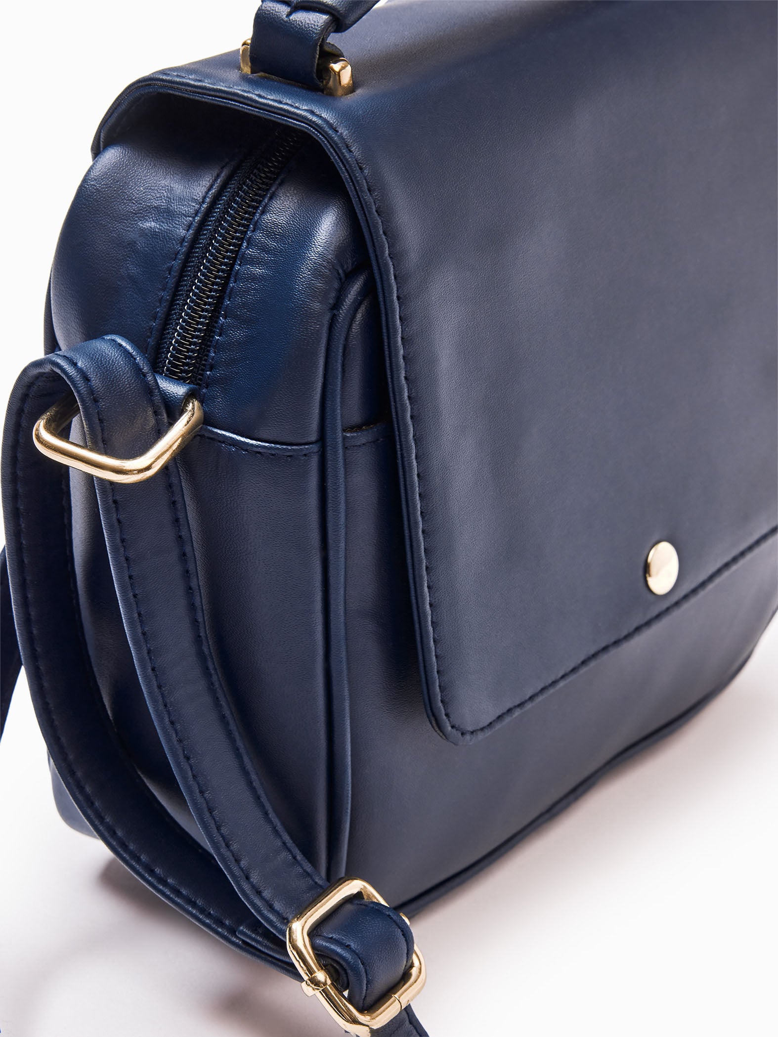 Navy Square Sling Bag