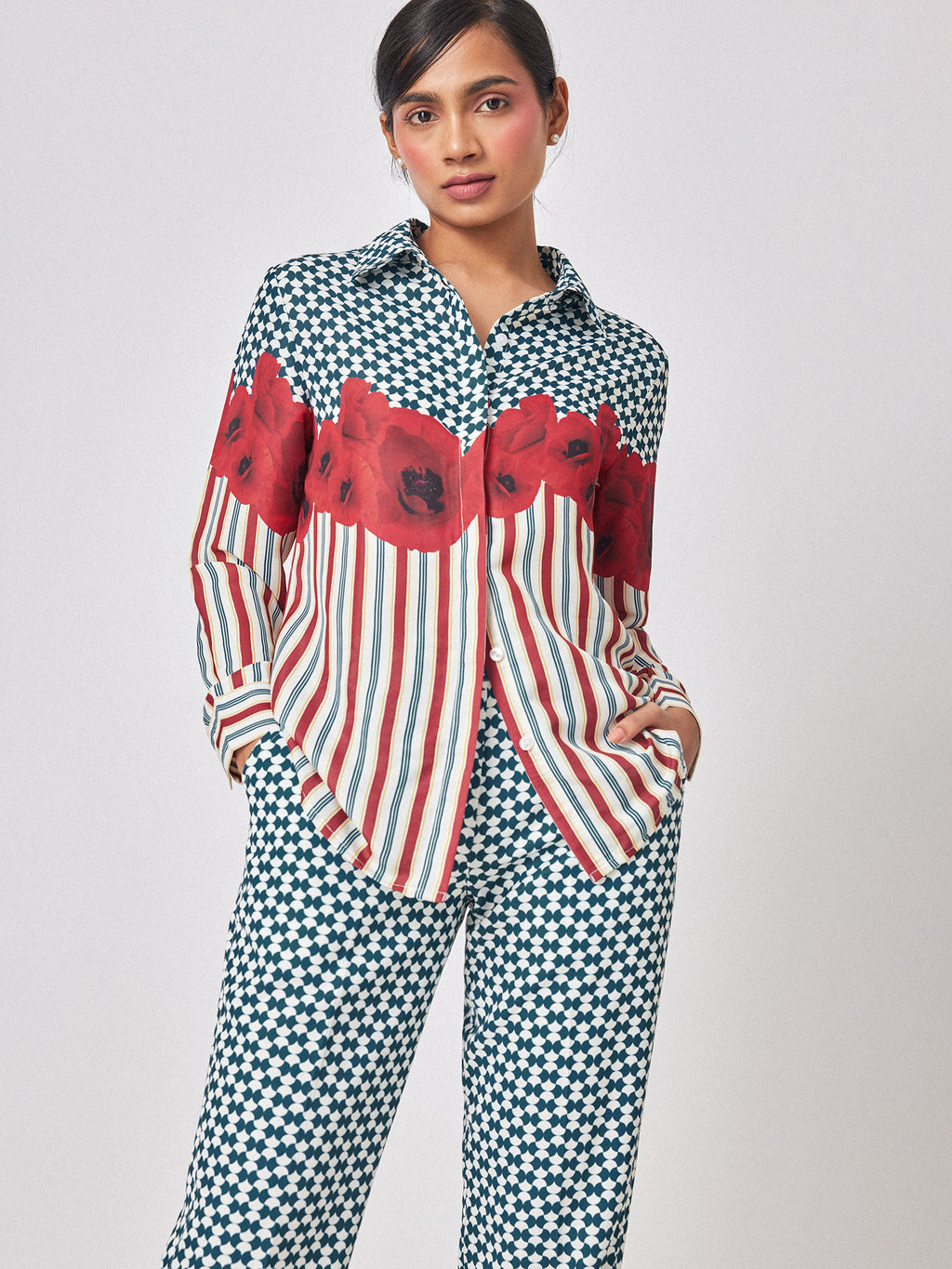 Poppy Print Play Shirt