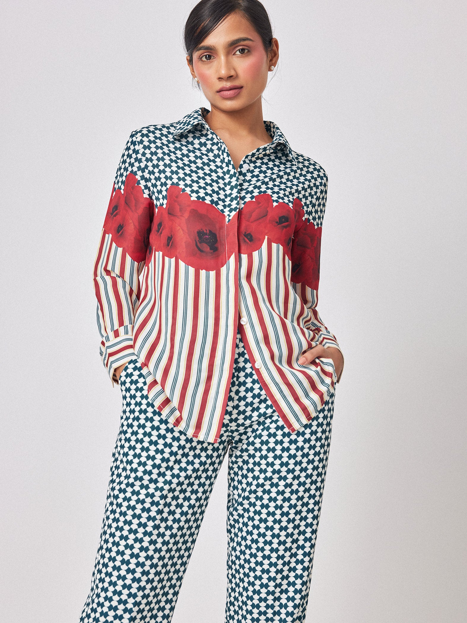 Poppy Print Play Shirt
