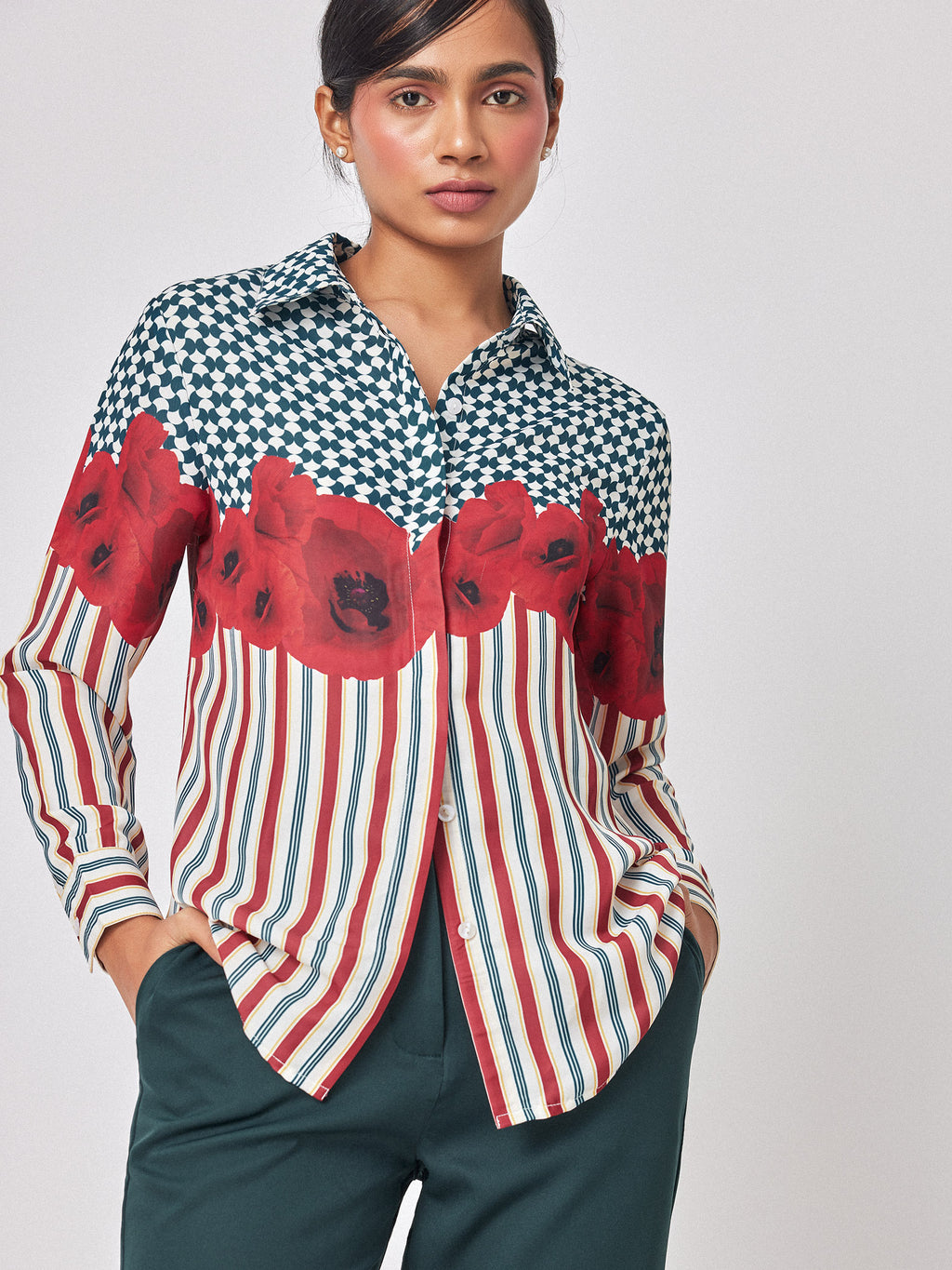 Poppy Print Play Shirt