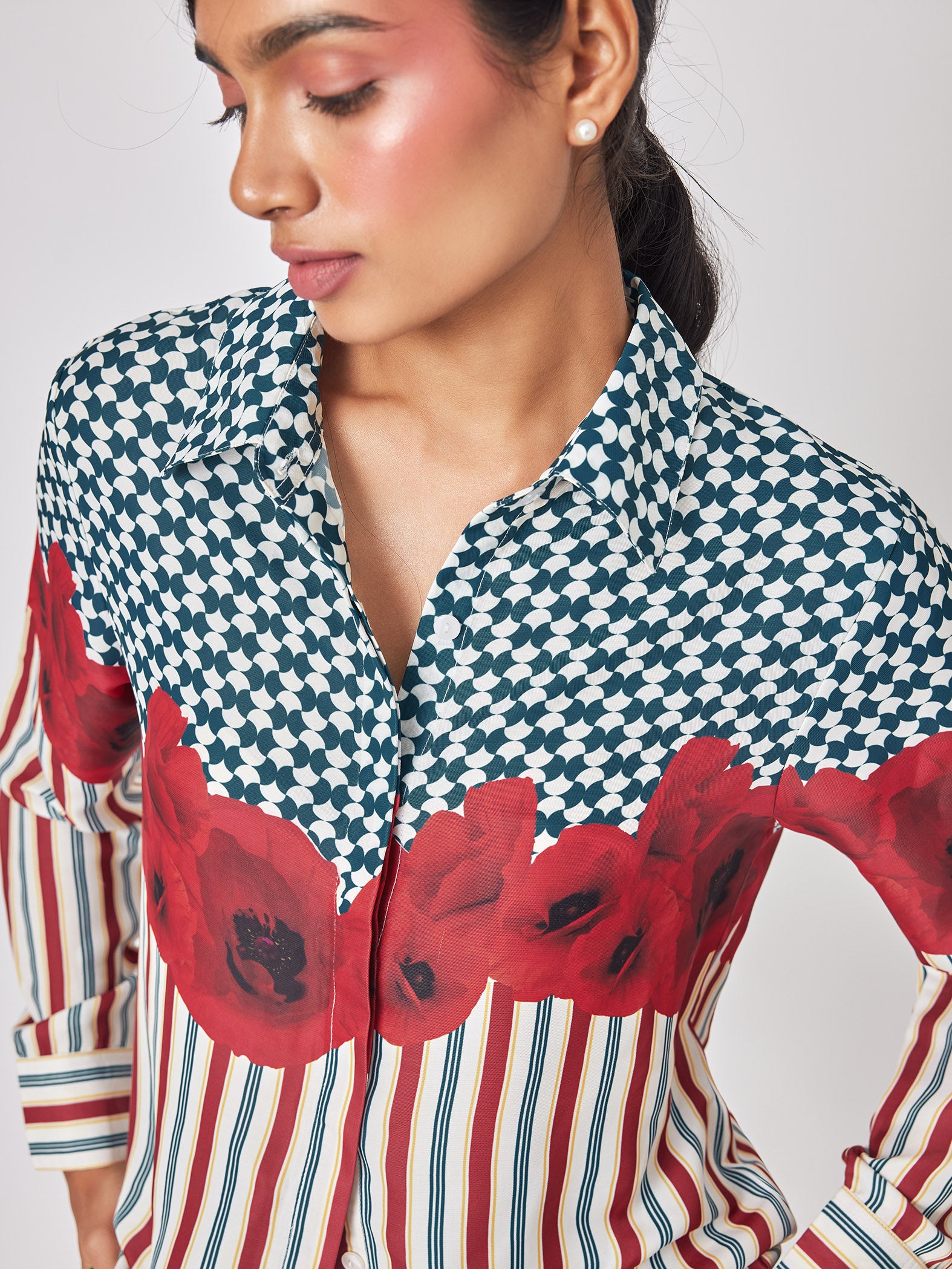 Poppy Print Play Shirt