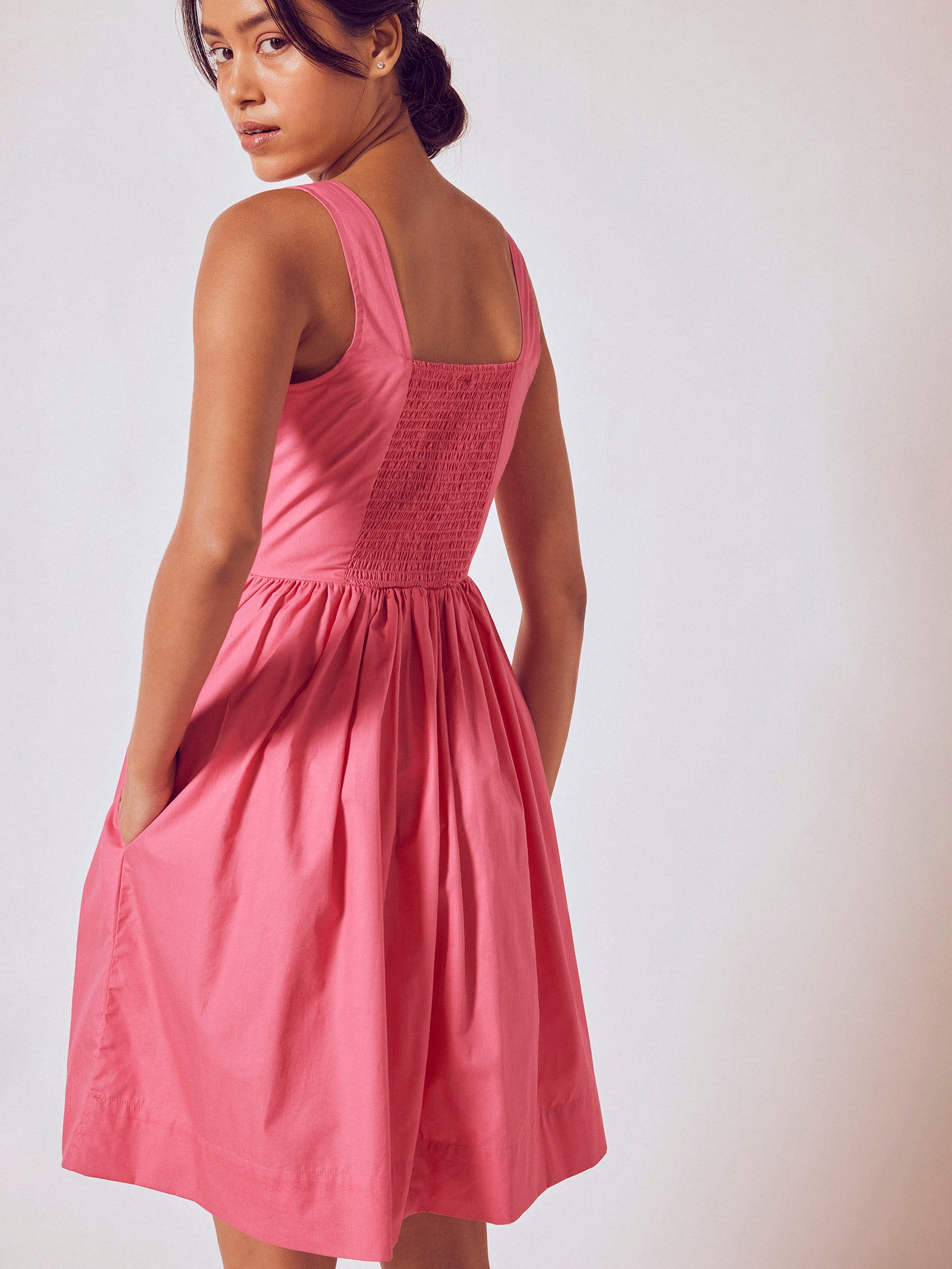 Rose Drop Waist Corset Dress