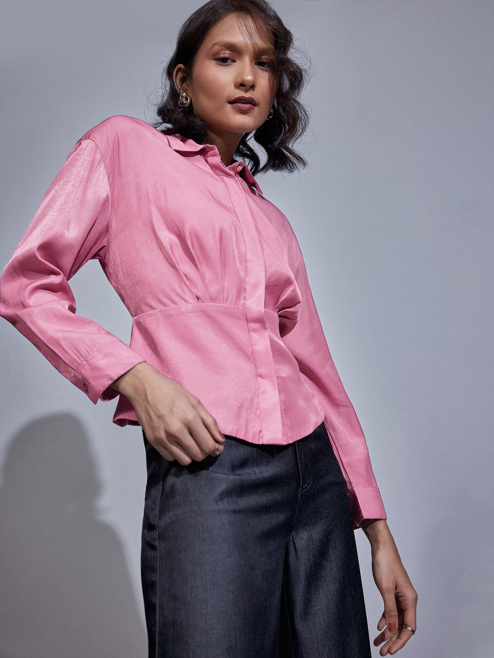 Rose Peplum Shirt