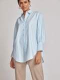 Sky Striped Oversized Shirt