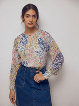 Watercolour Floral Blouse