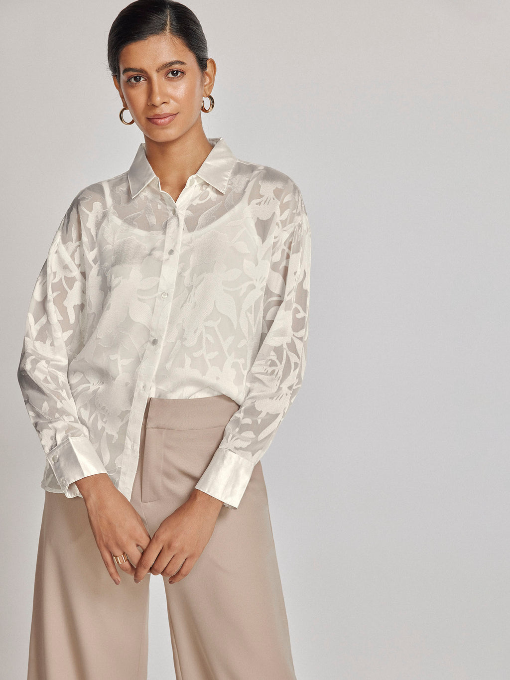 Prevost Voile Sheer Shirt（シャツ/ブラウス）｜Her lip to