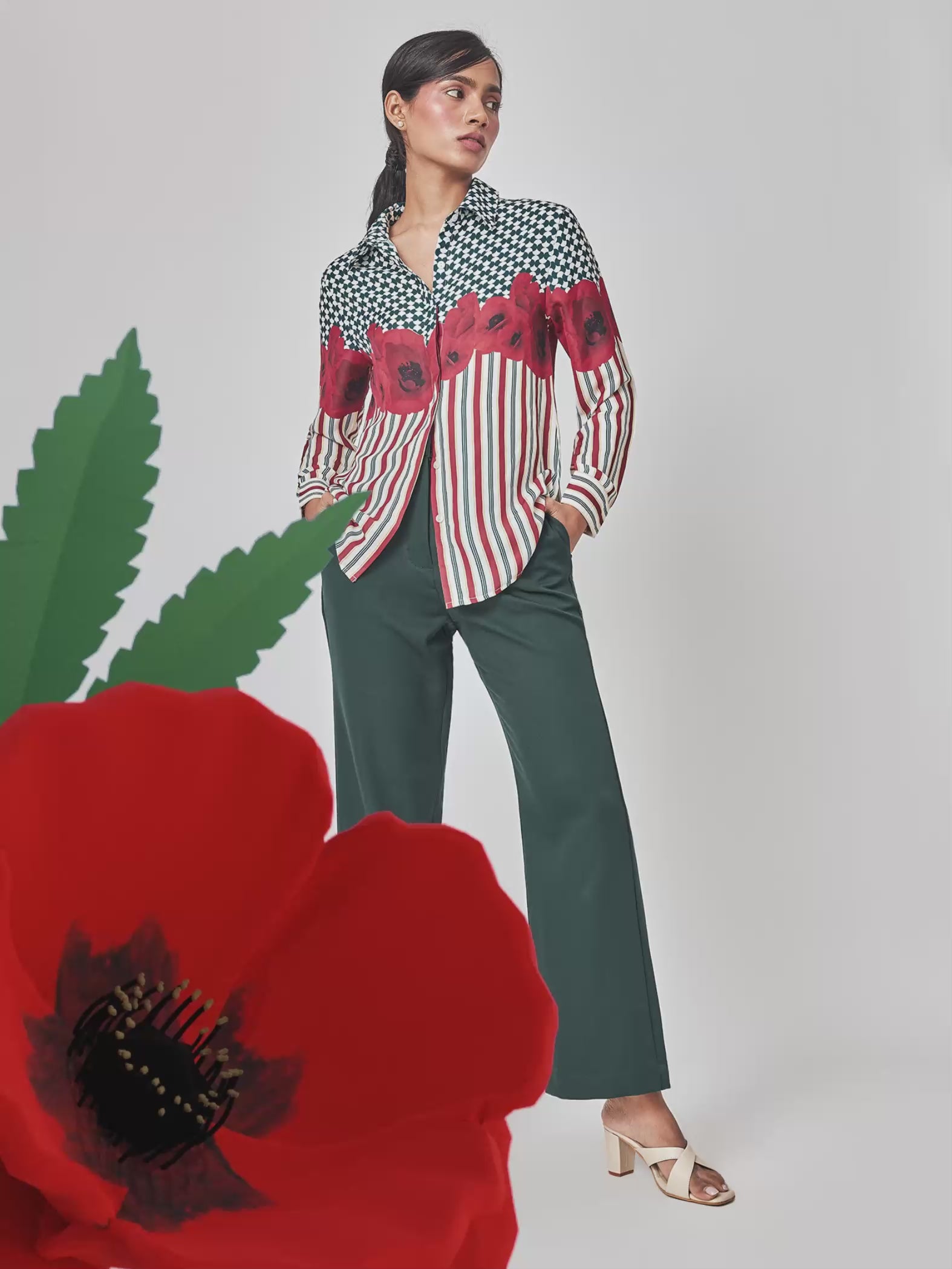 Poppy Print Play Shirt