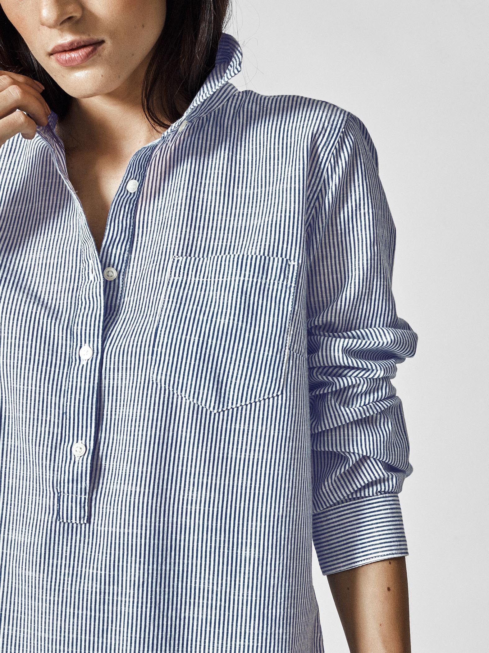 Aqua Stripe Shirt