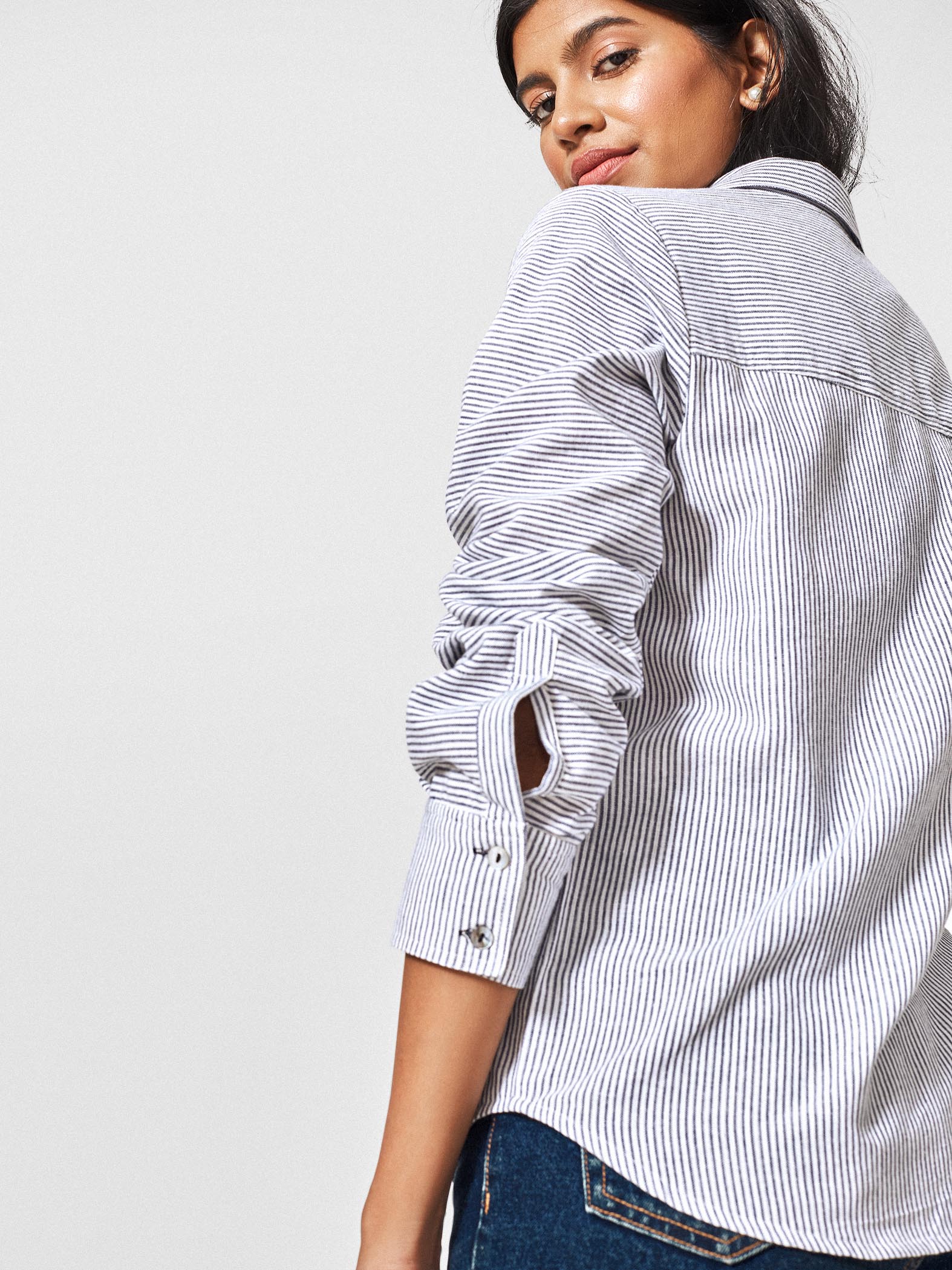 Azure Pinstripe Shirt