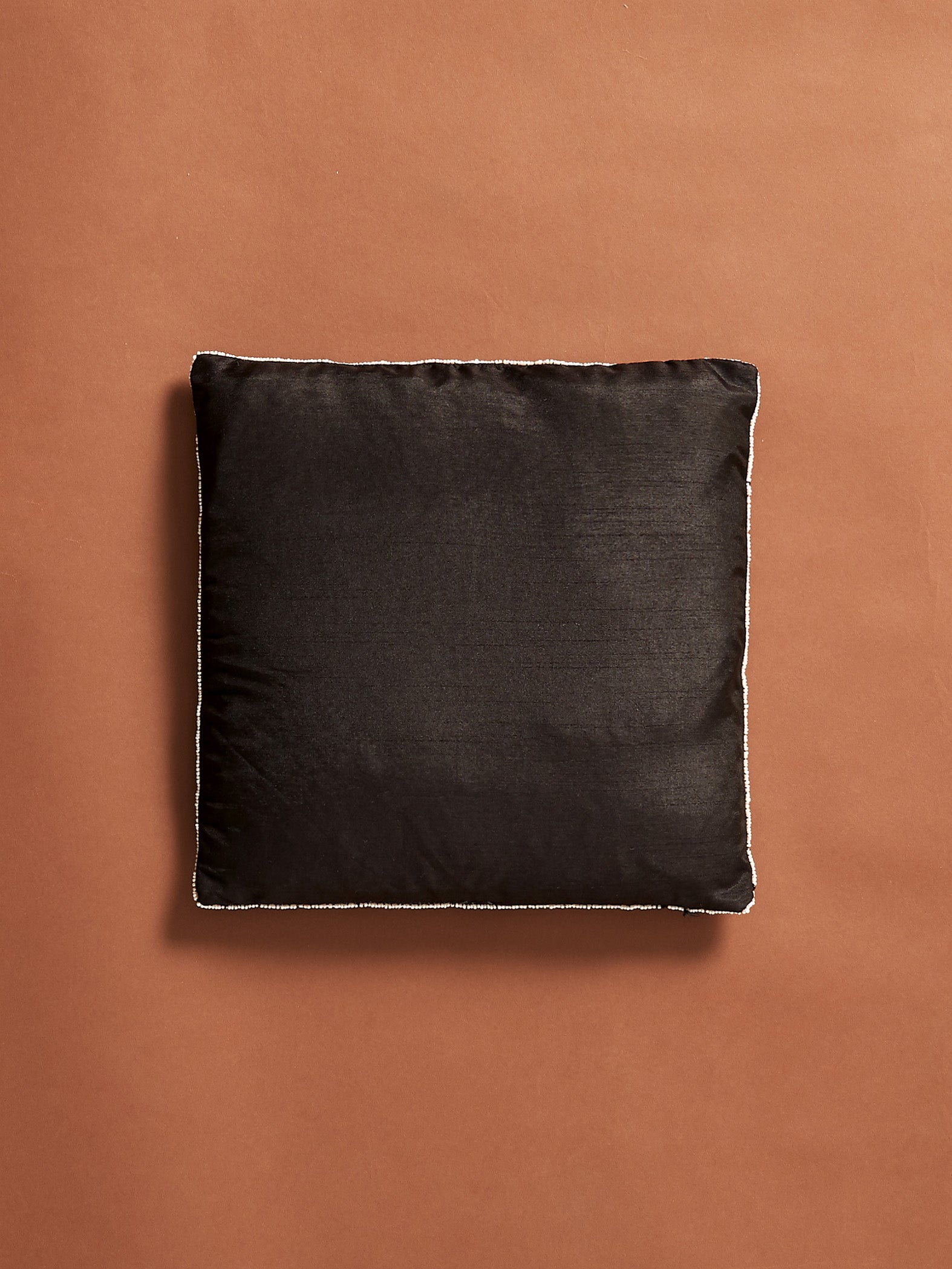 Beaded Damask Cushion Cover