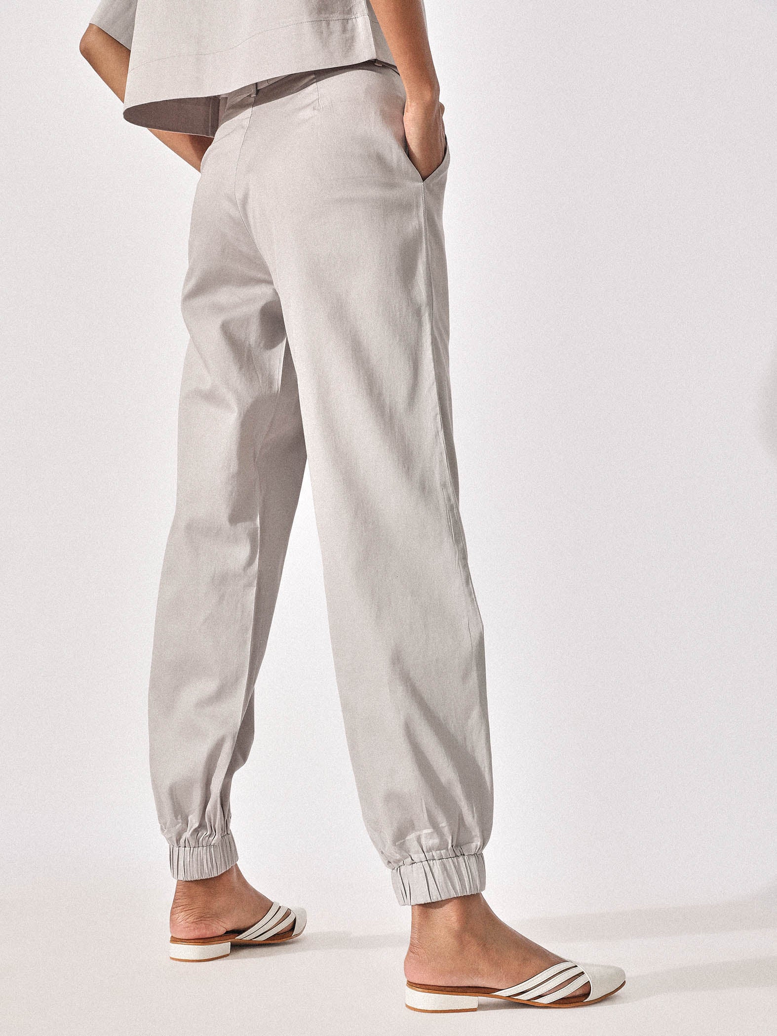 Beige Cargo Pants