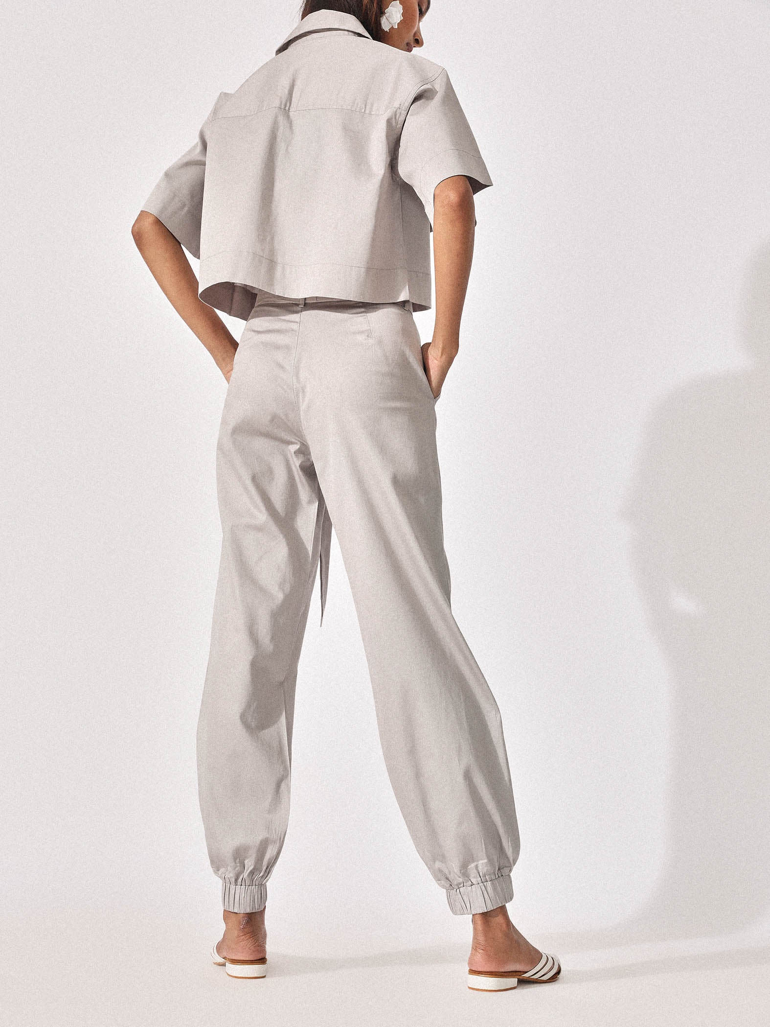 Beige Cargo Pants