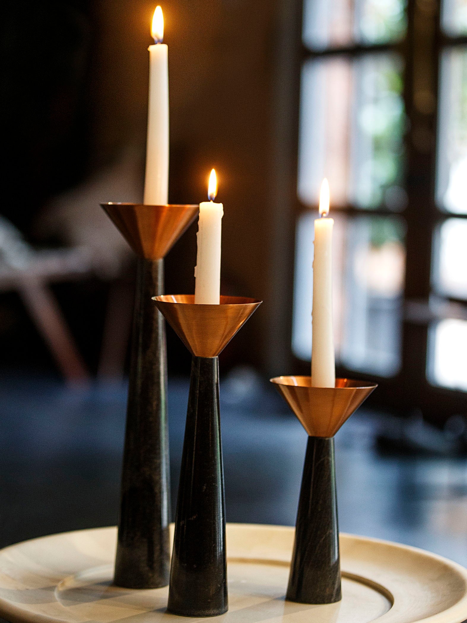 Black Candle Stand Medium