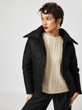 Black Oversized Puffer Jacket