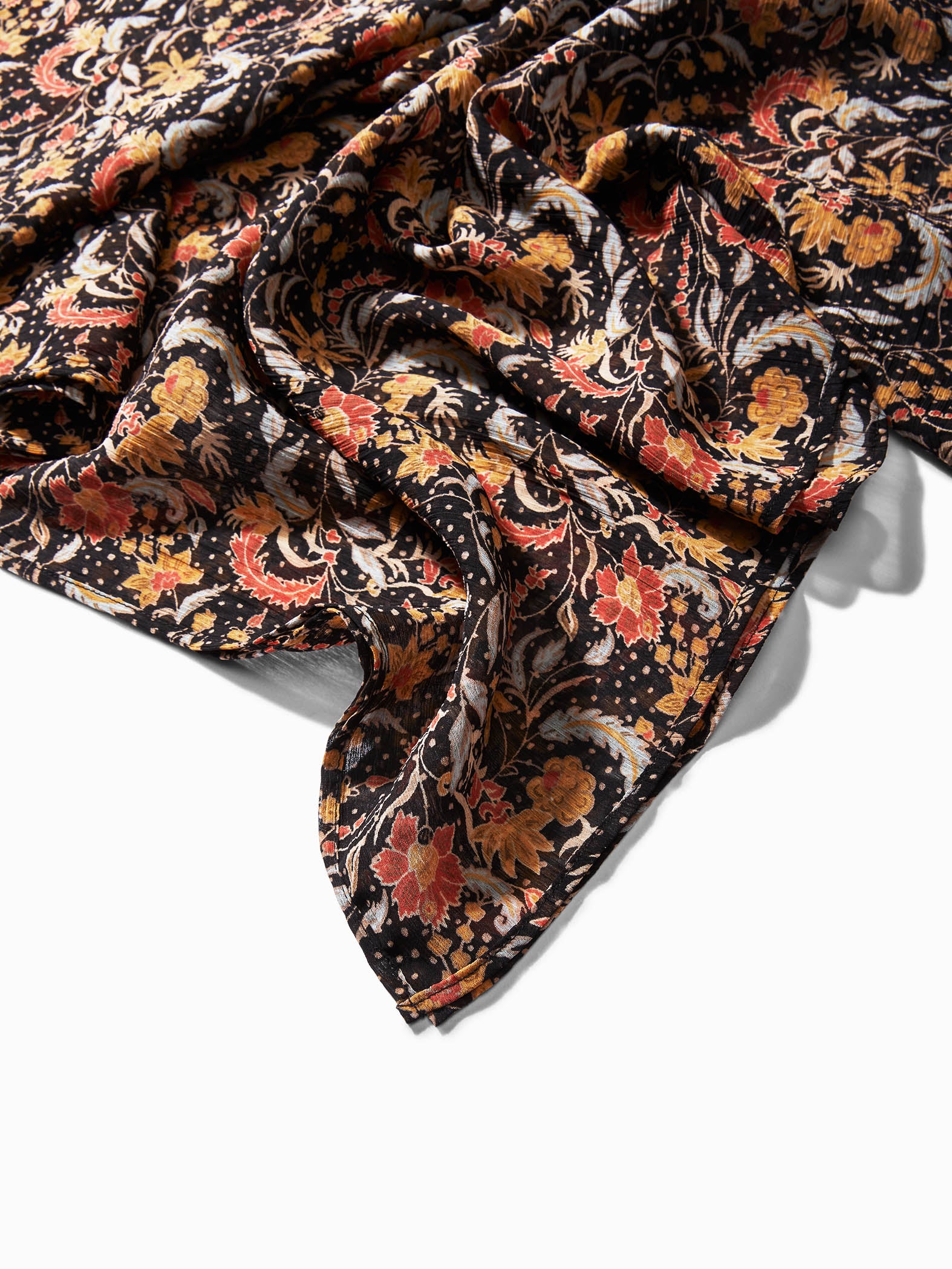 Black Paisley Scarf