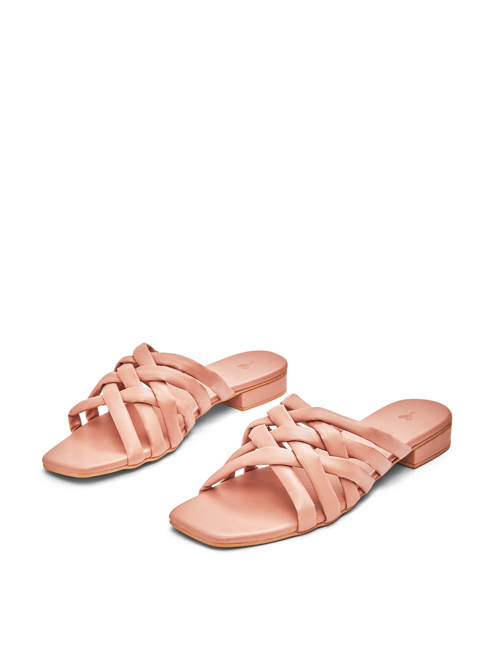 Blush Criss-Cross Flats