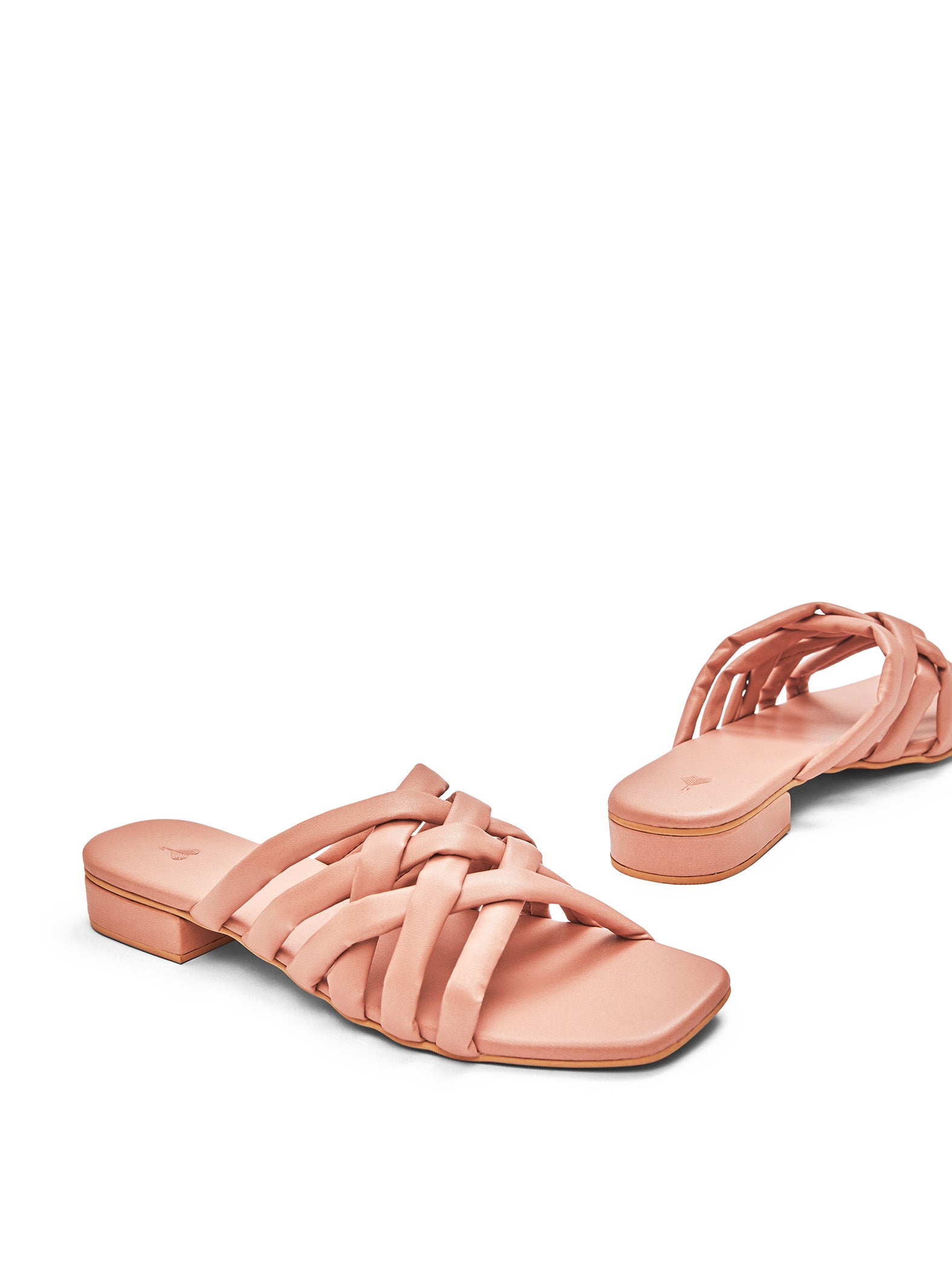 Blush Criss-Cross Flats