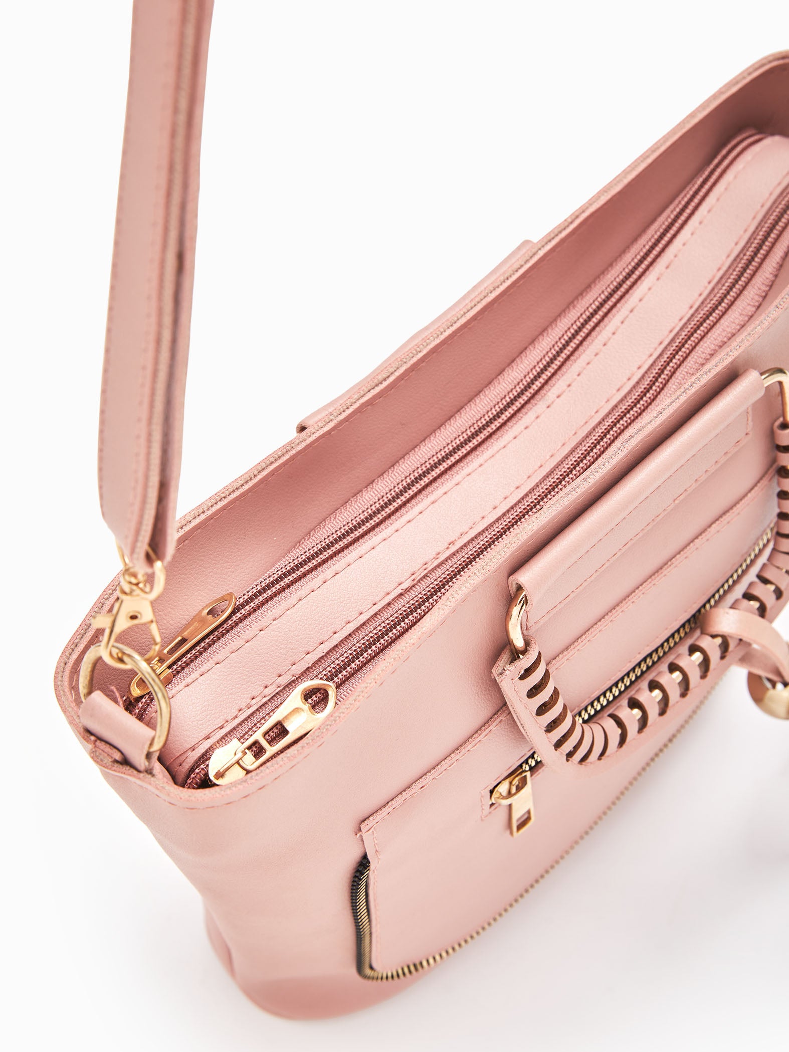 Blush Tassle Tote